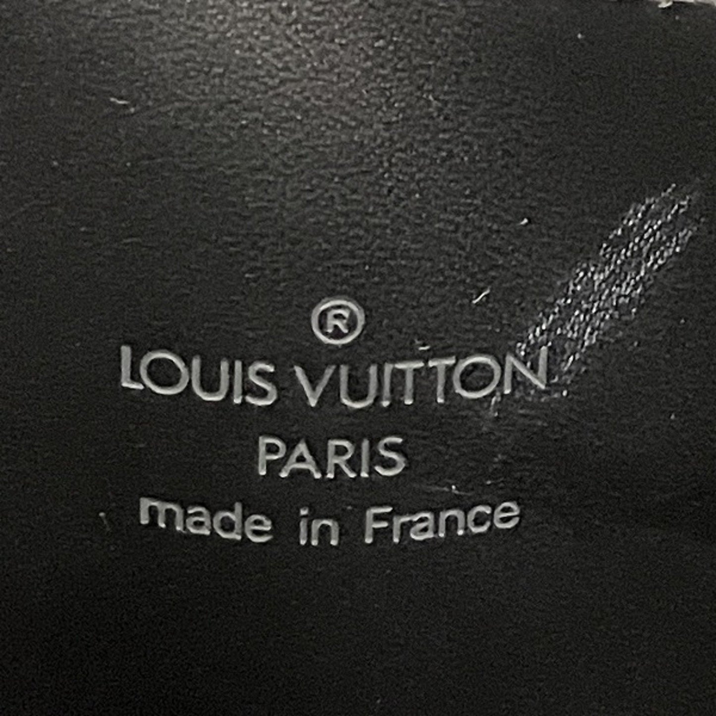 Louis Vuitton Noir Leather Shoulder Bag