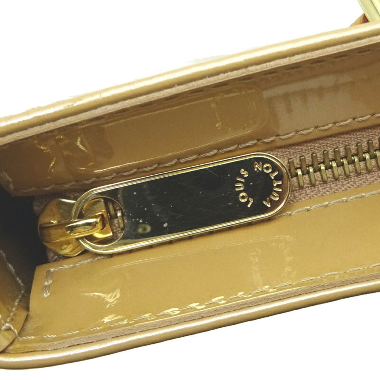 Louis Vuitton Vernis Beige Monogram Vernis Shoulder Bag