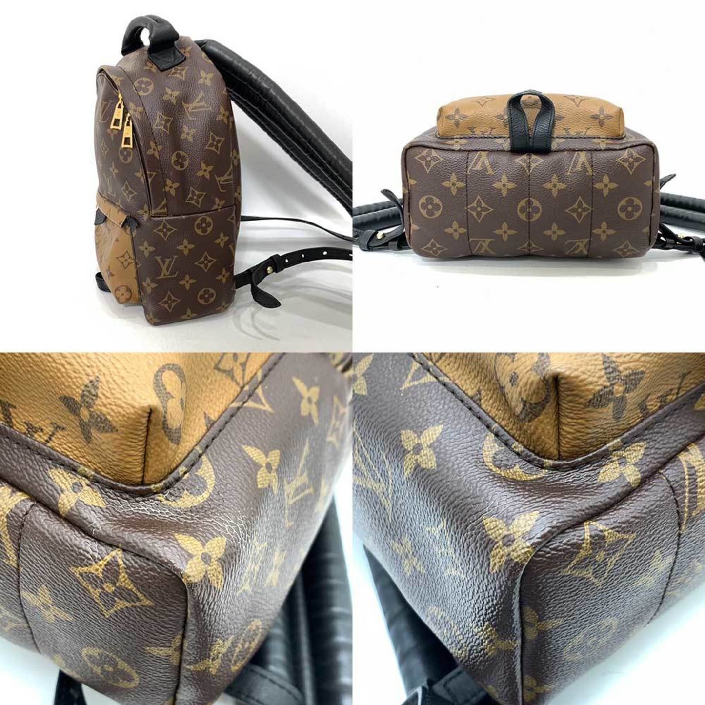 Louis Vuitton Monogram Reverse Black Brown Monogram Reverse Backpack