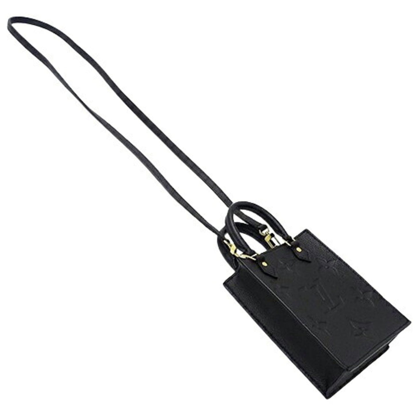Louis Vuitton Black Noir Monogram Empreinte Handbag Shoulder Bag