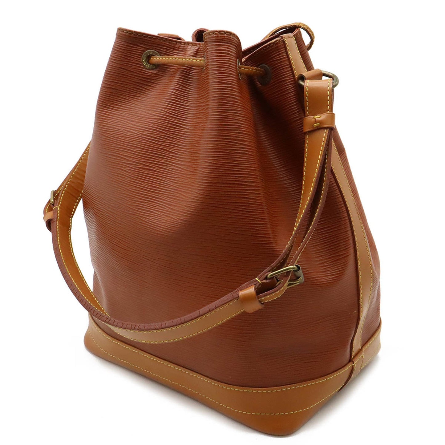 Louis Vuitton Gold Cipango Kenyan Brown Epi Leather Shoulder Bag