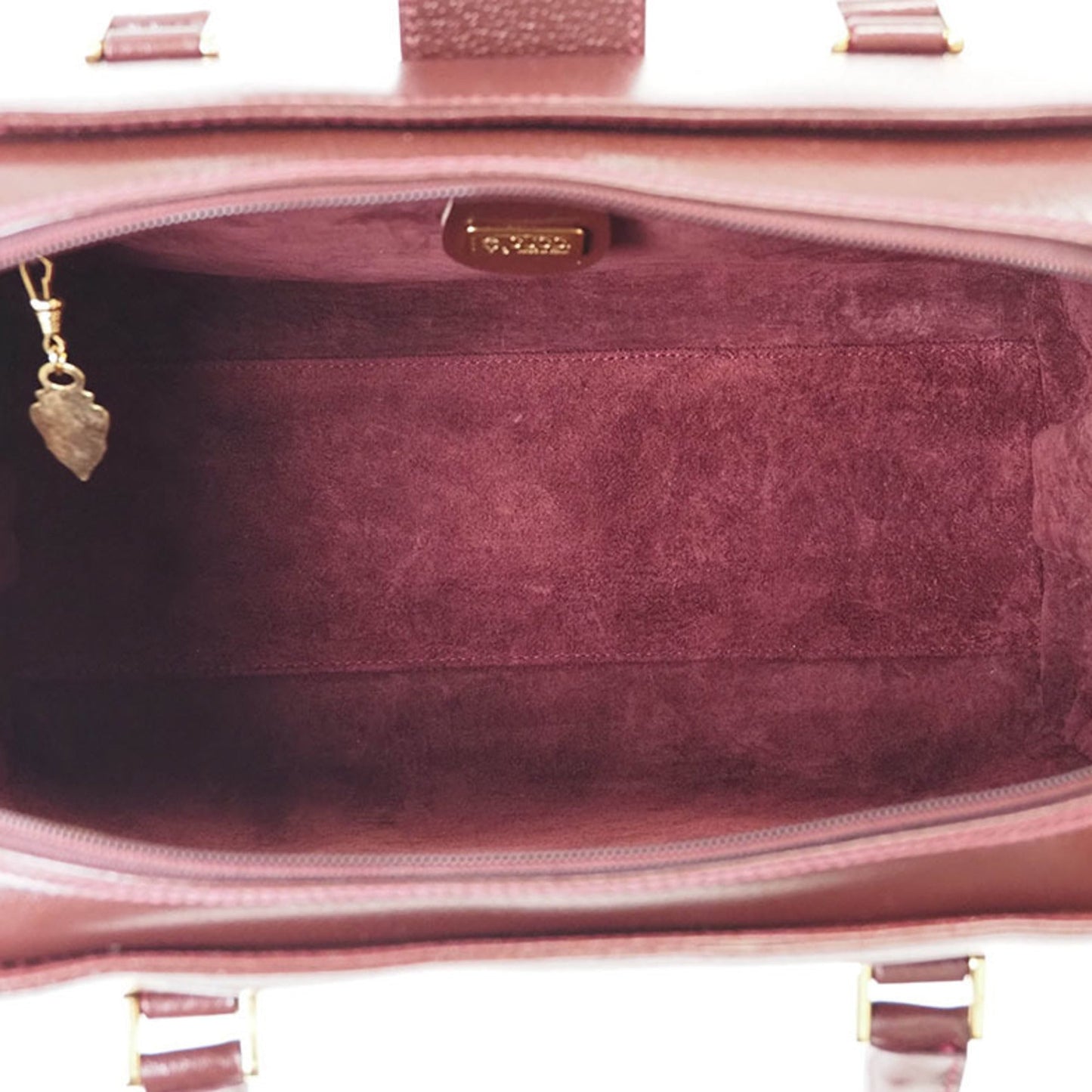 Gucci Bordeaux Leather Handbag