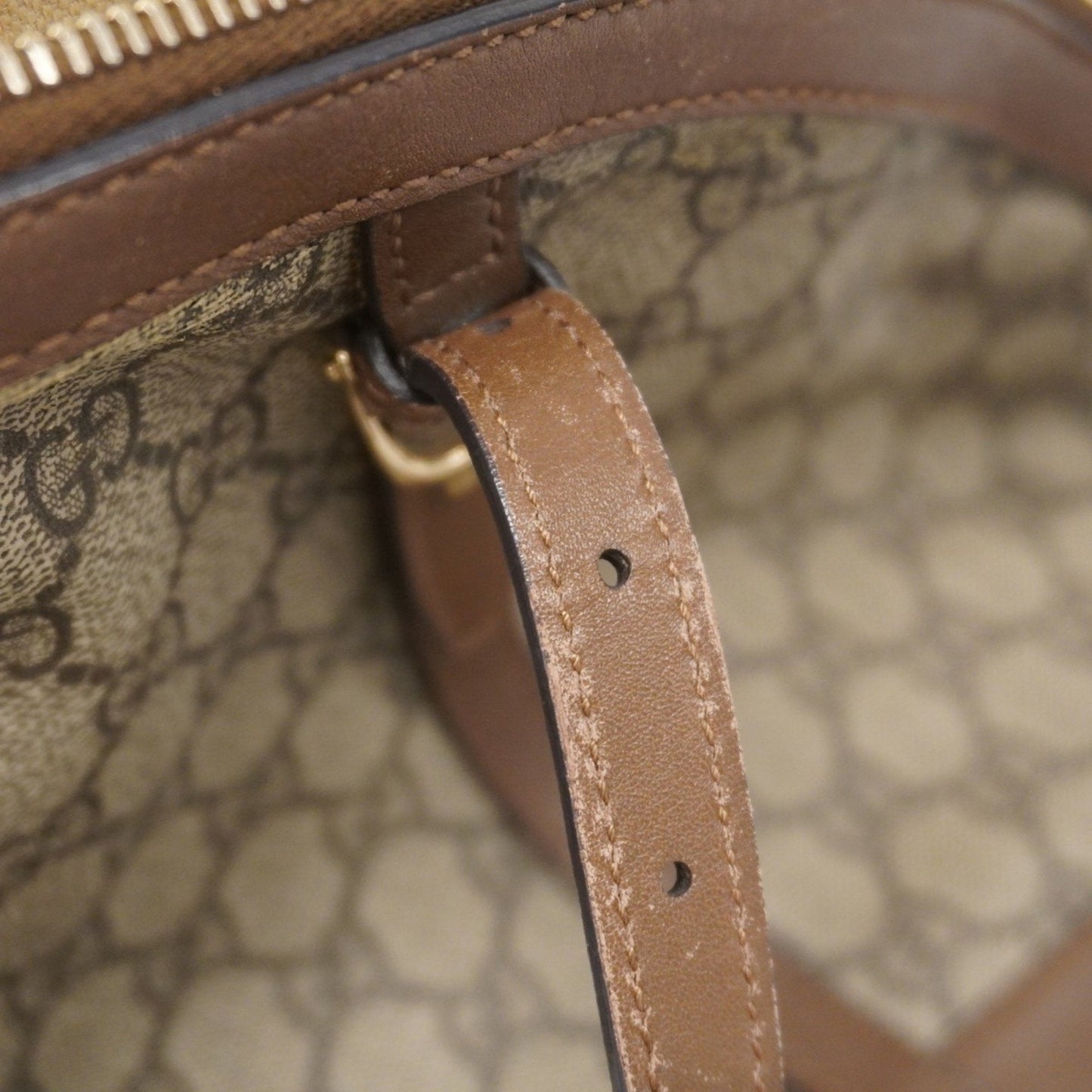 Gucci Brown Pvc Handbag