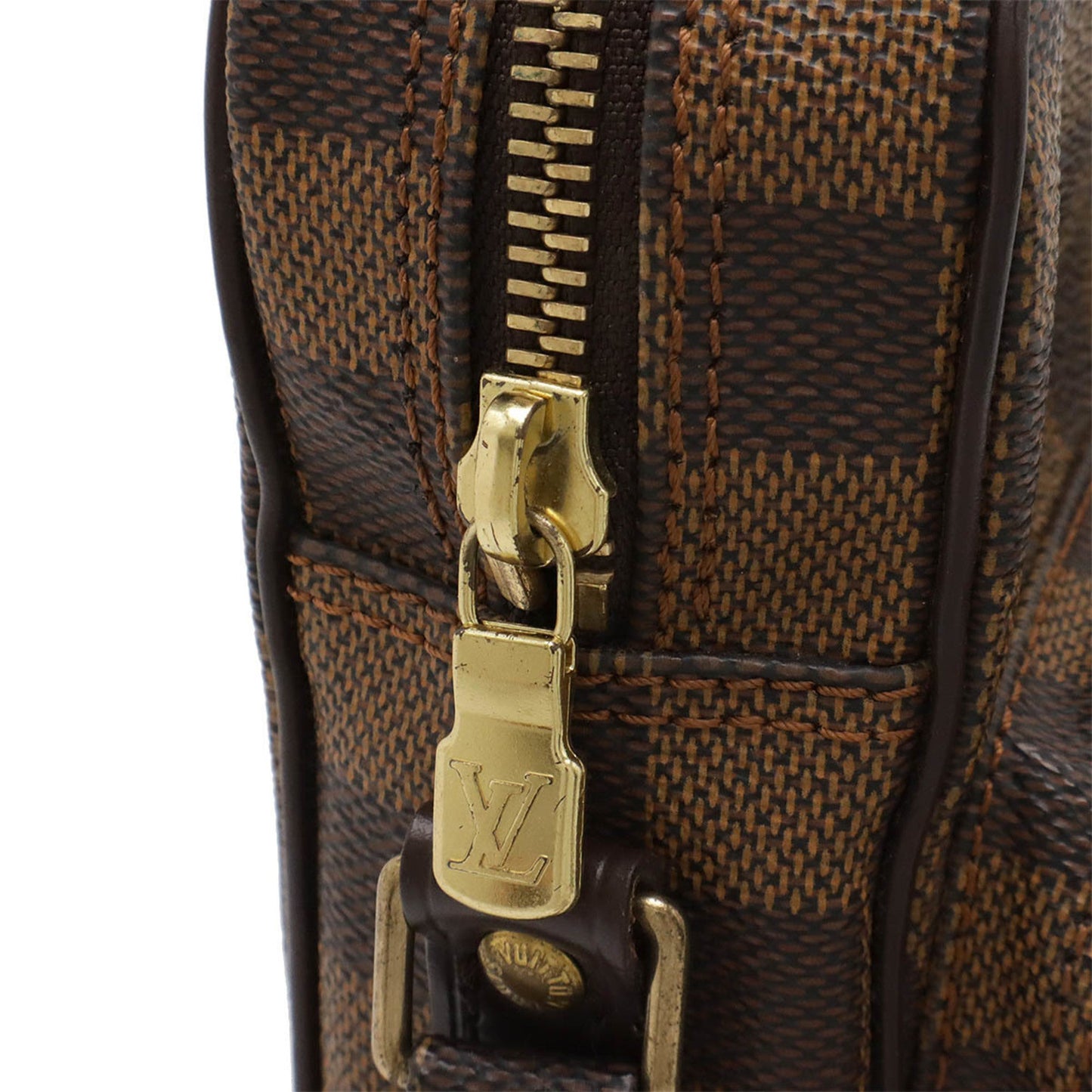 Louis Vuitton Brown Damier Canvas Pvc Shoulder Bag