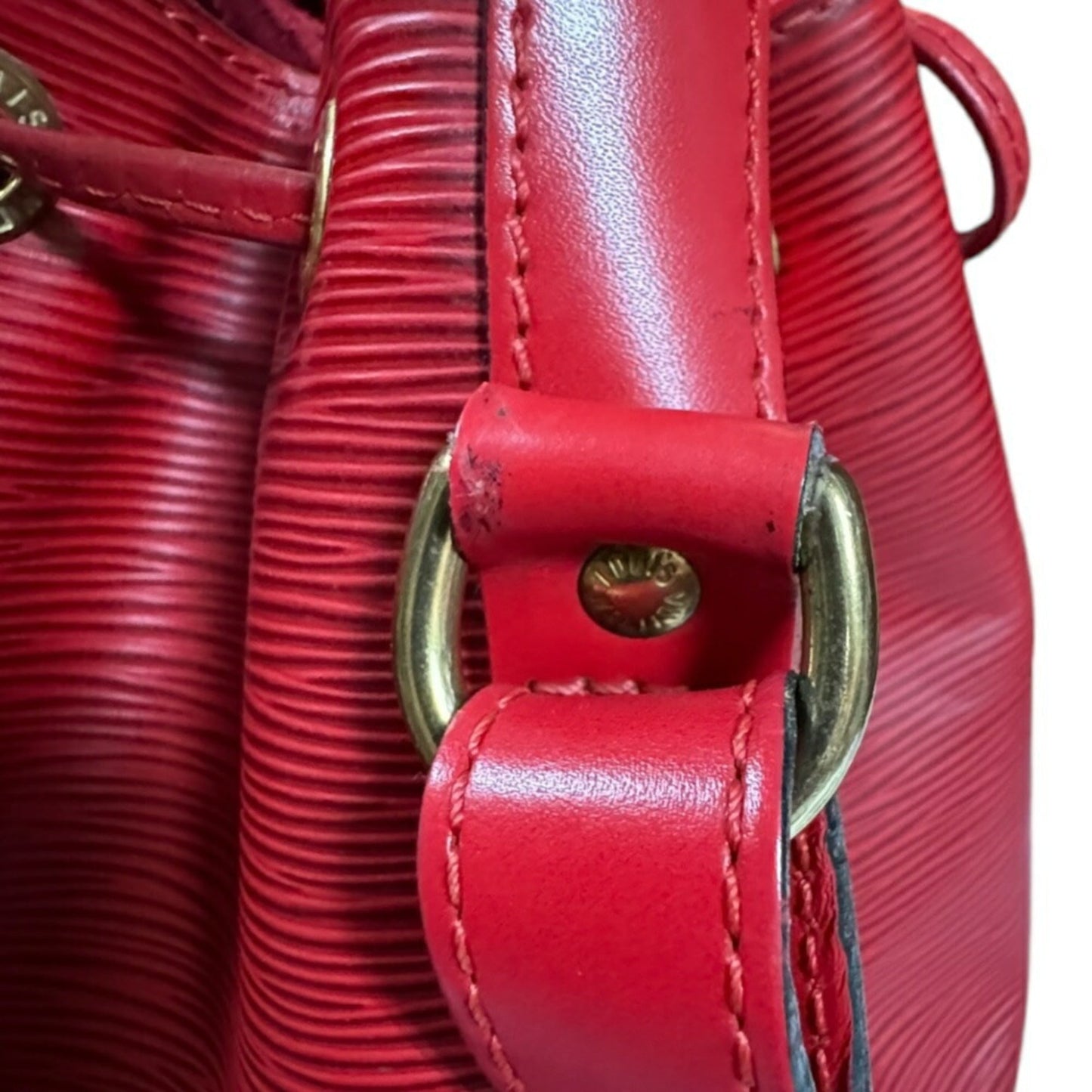Louis Vuitton Epi Red Color Epi Leather Shoulder Bag