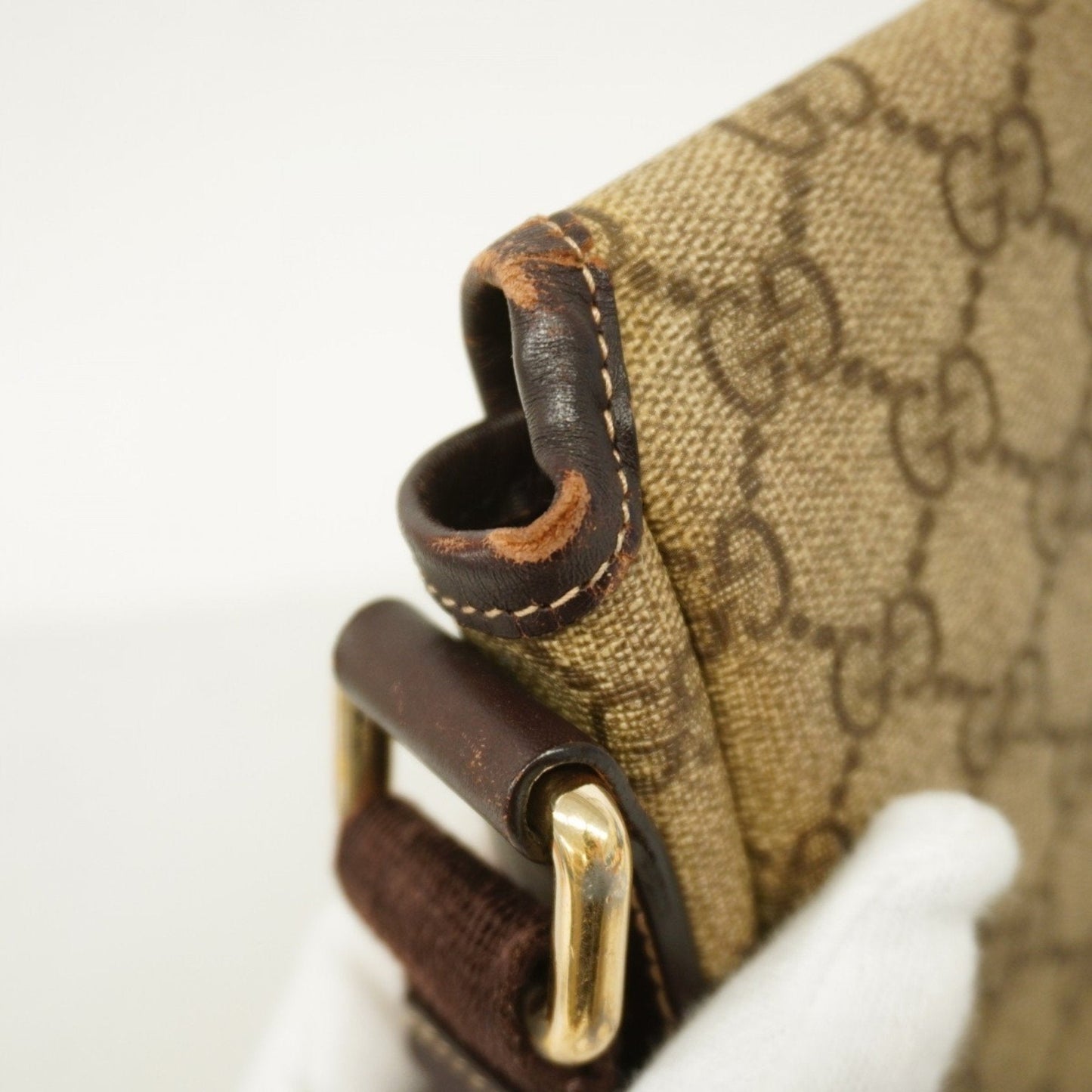 Gucci Brown Pvc Shoulder Bag