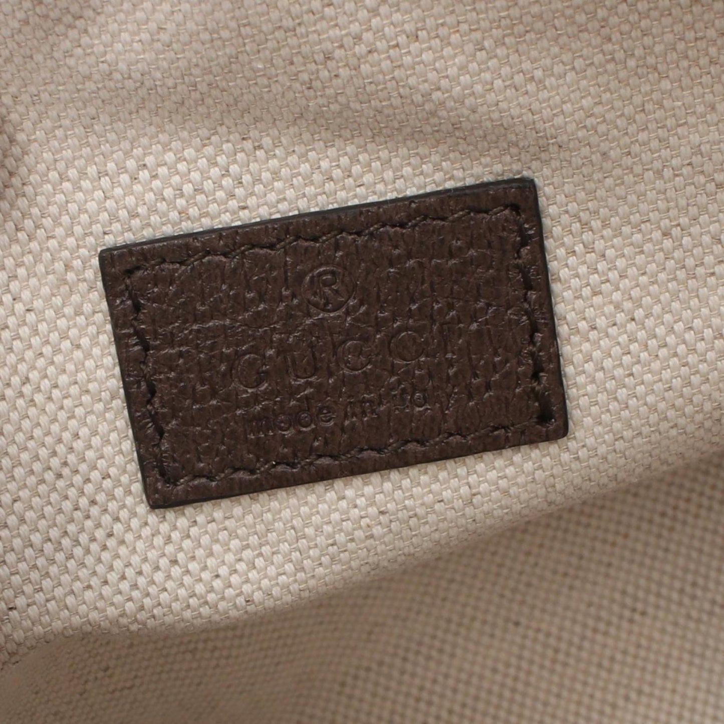 Gucci Beige Brown Multi-Color Pvc Coated Canvas Leather Shoulder Bag
