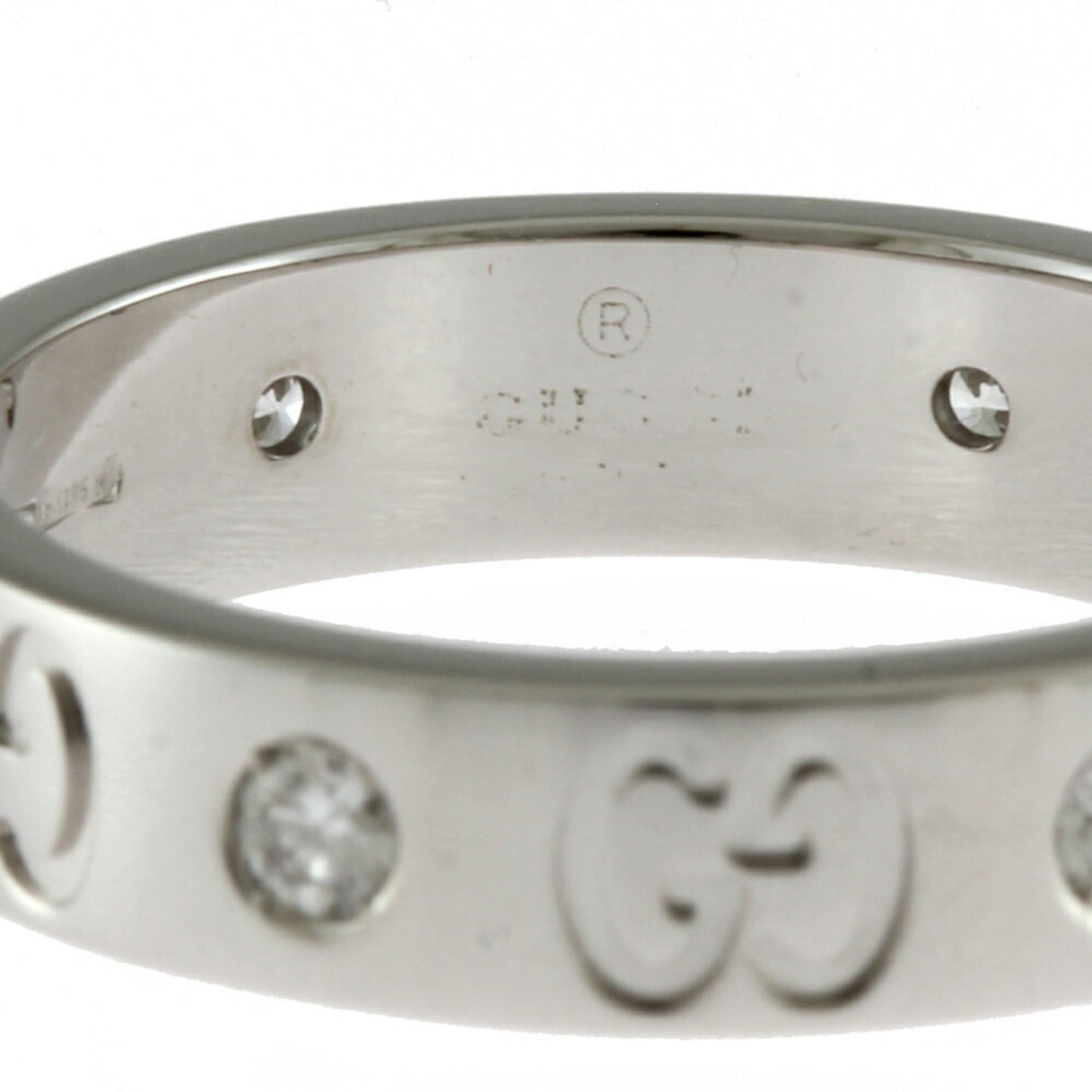 Gucci Icon White Gold White Gold (18K) Band Ring