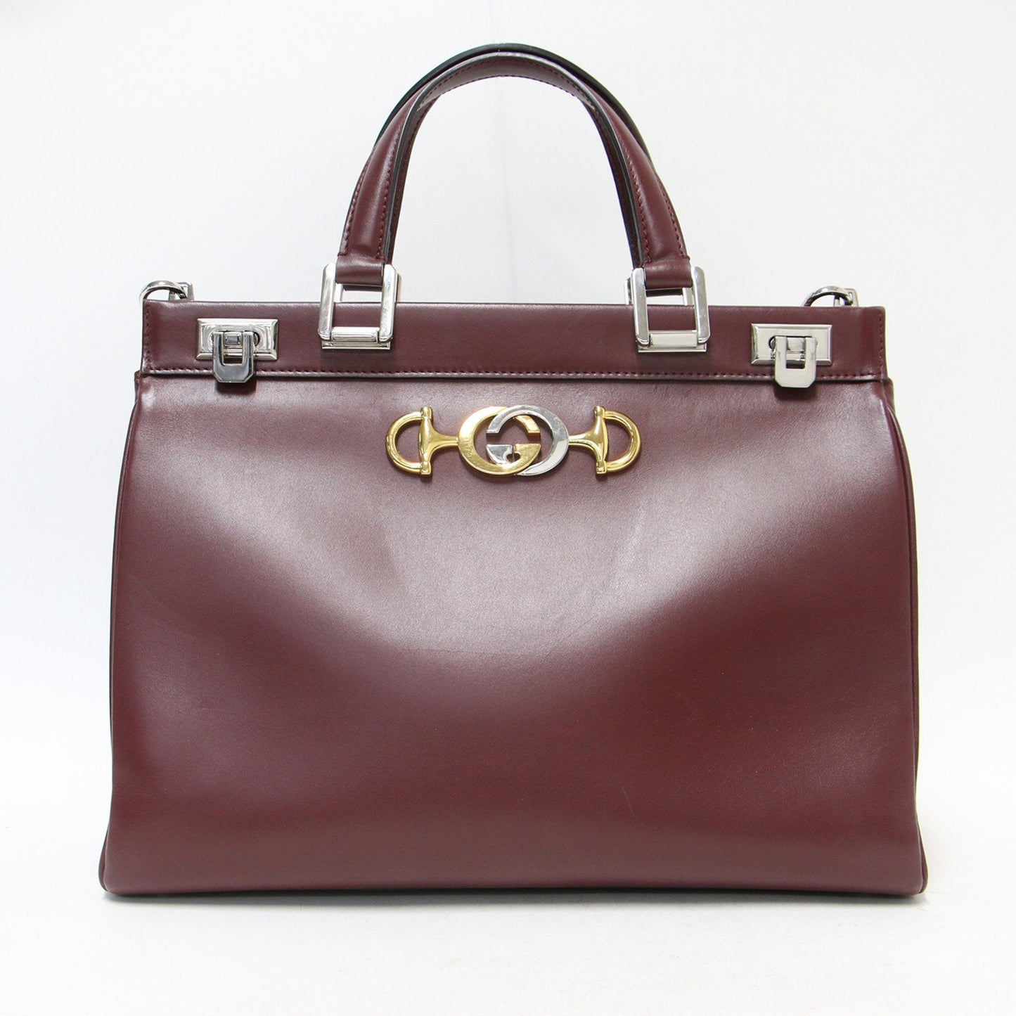 Gucci Horsebit Bordeaux Handbag Shoulder Bag