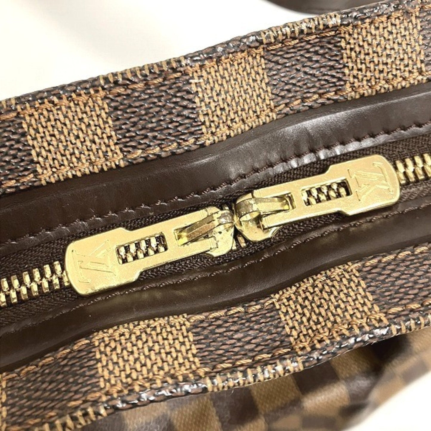 Louis Vuitton Brown Damier Canvas Shoulder Bag Tote Bag
