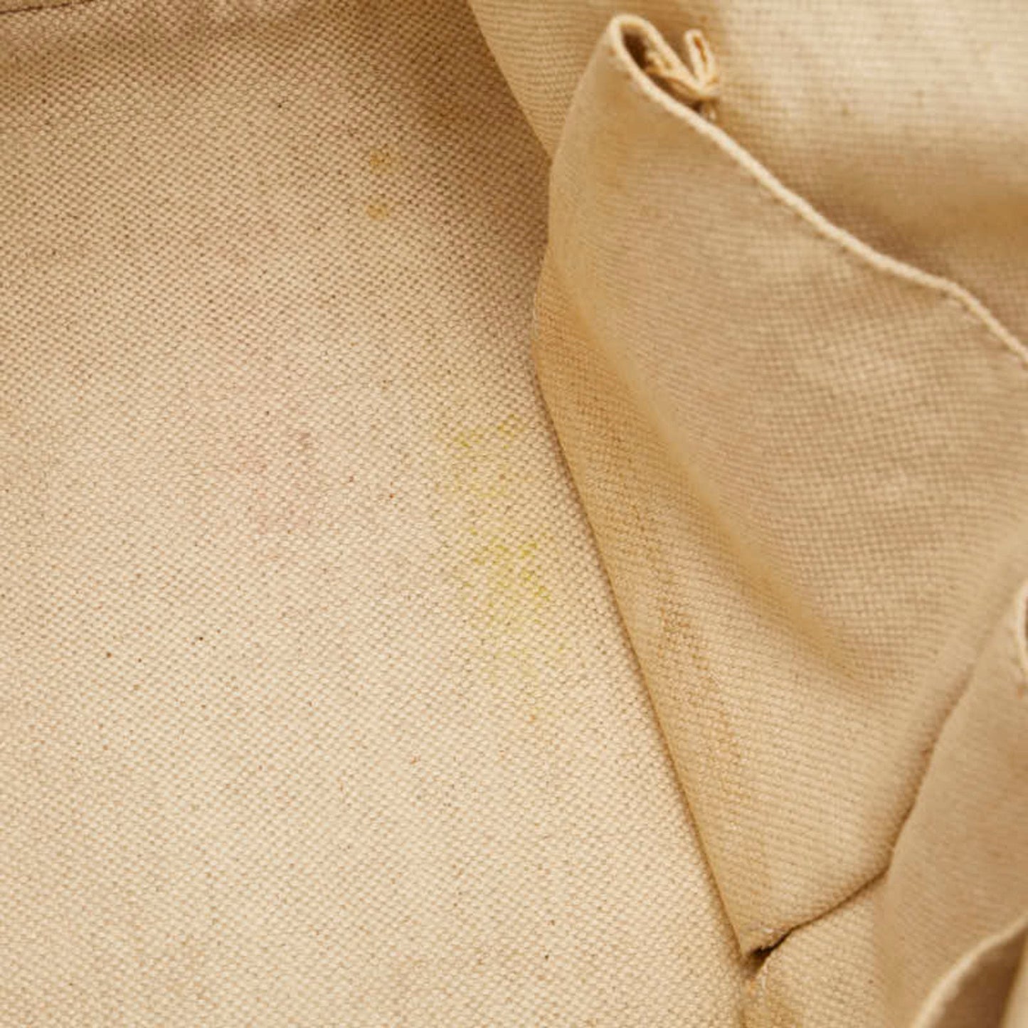 Gucci Beige White Canvas Leather Handbag Tote Bag
