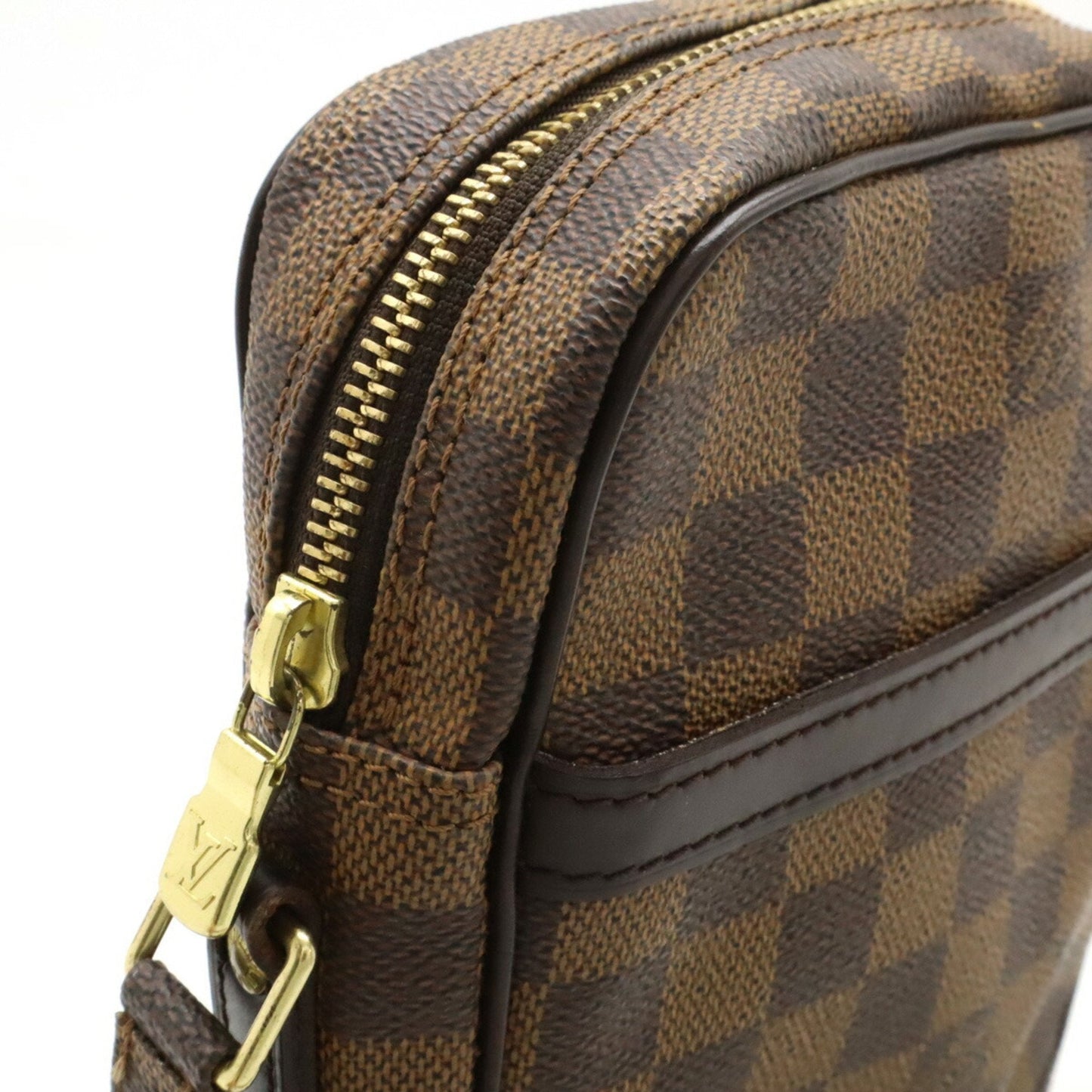 Louis Vuitton Brown Damier Canvas Galle Pvc Shoulder Bag