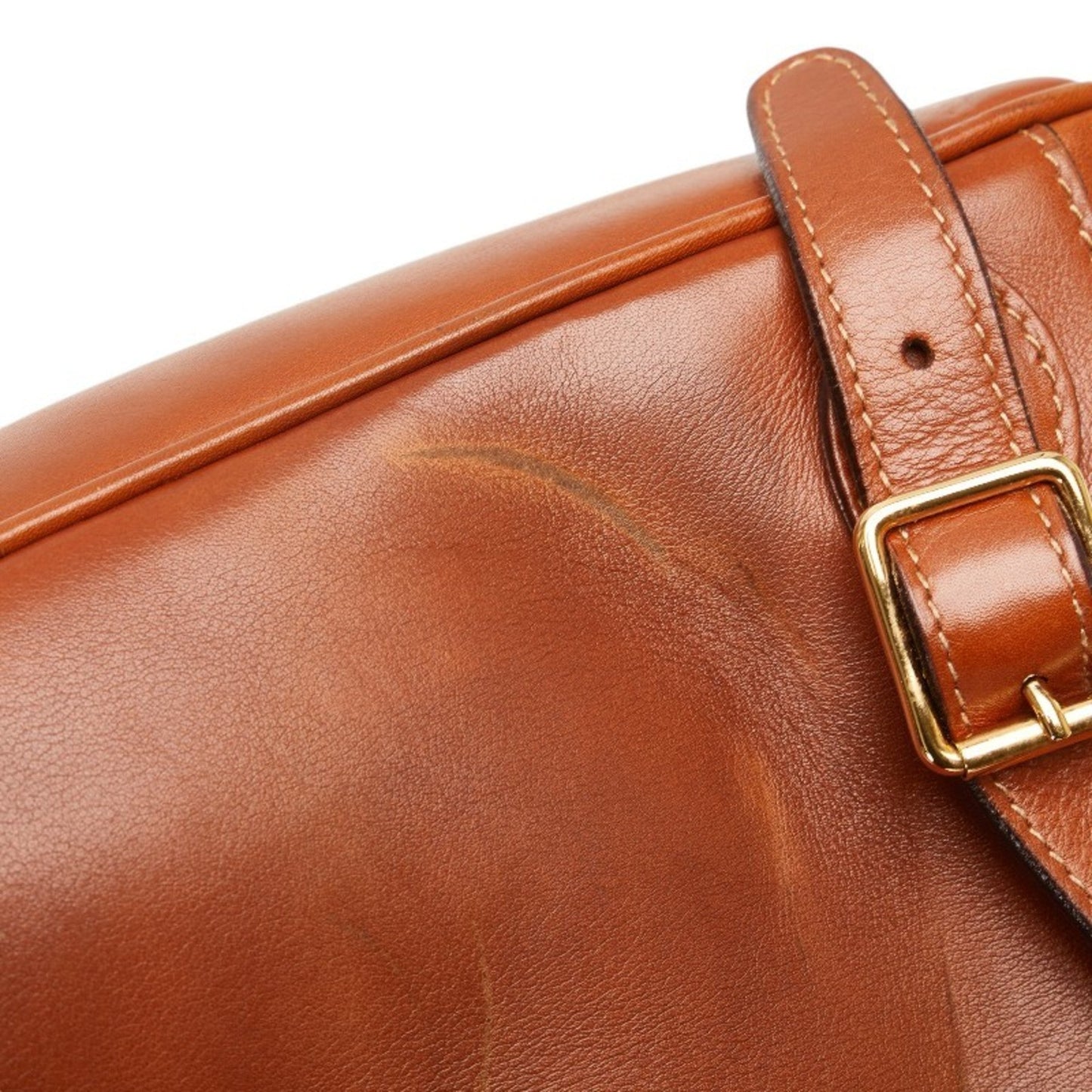 Gucci Brown Leather Backpack