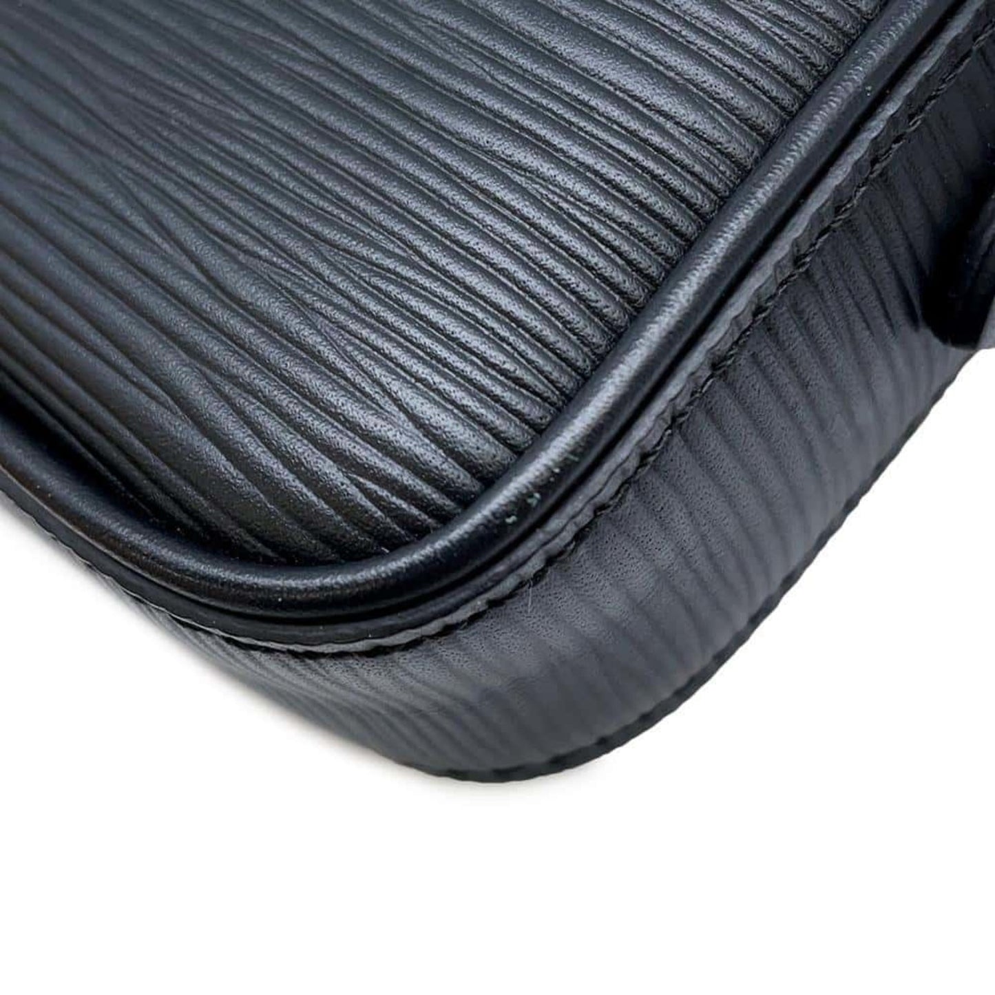 Louis Vuitton Noir Epi Leather Shoulder Bag
