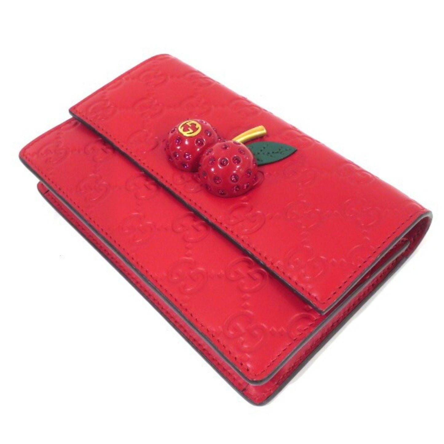 Gucci Red Color Leather Shoulder Bag