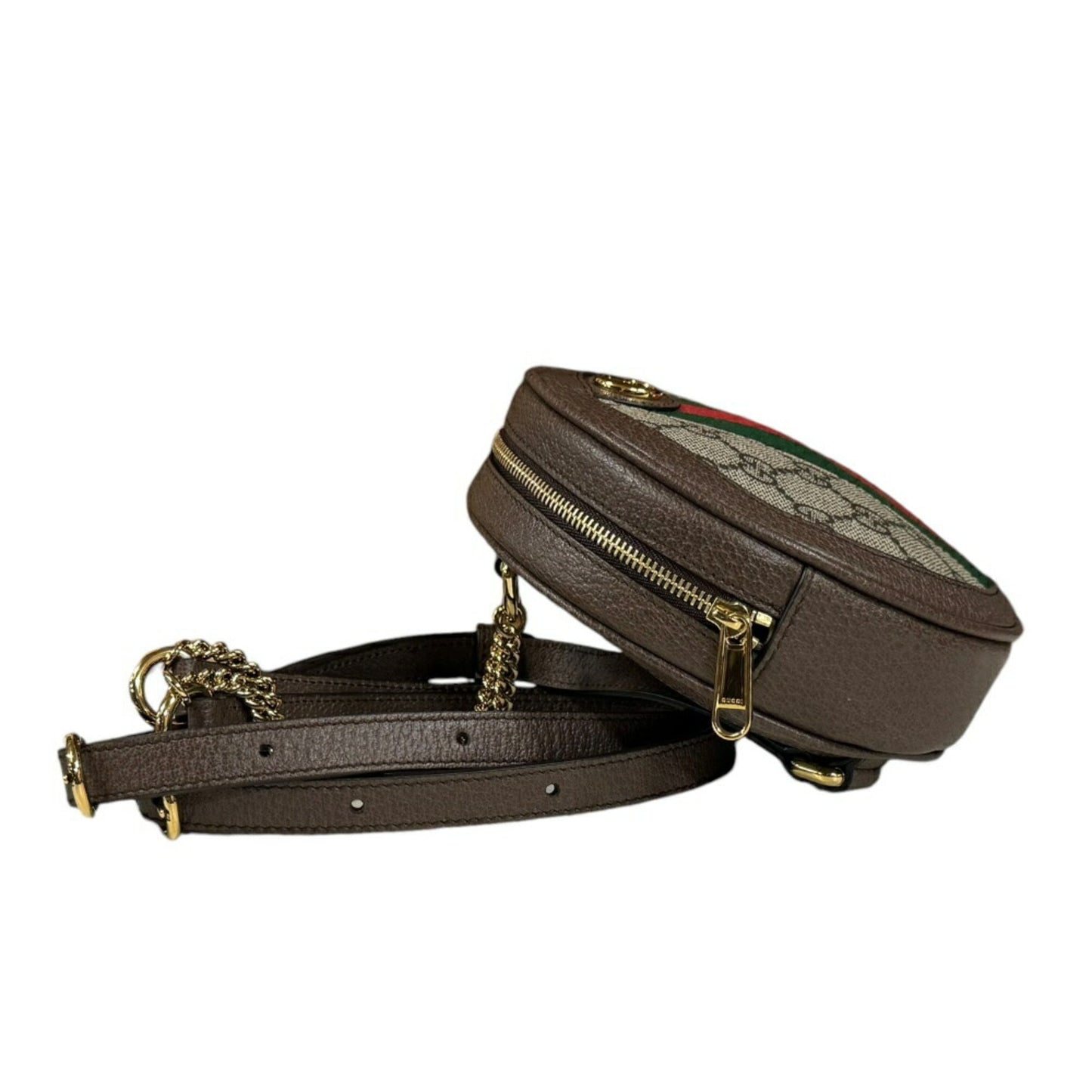 Gucci Beige Brown Gg Supreme Leather Backpack