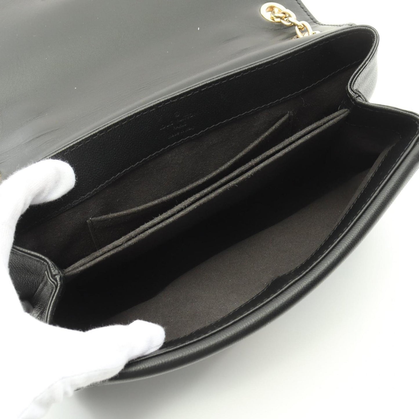 Louis Vuitton Black Noir Leather Shoulder Bag