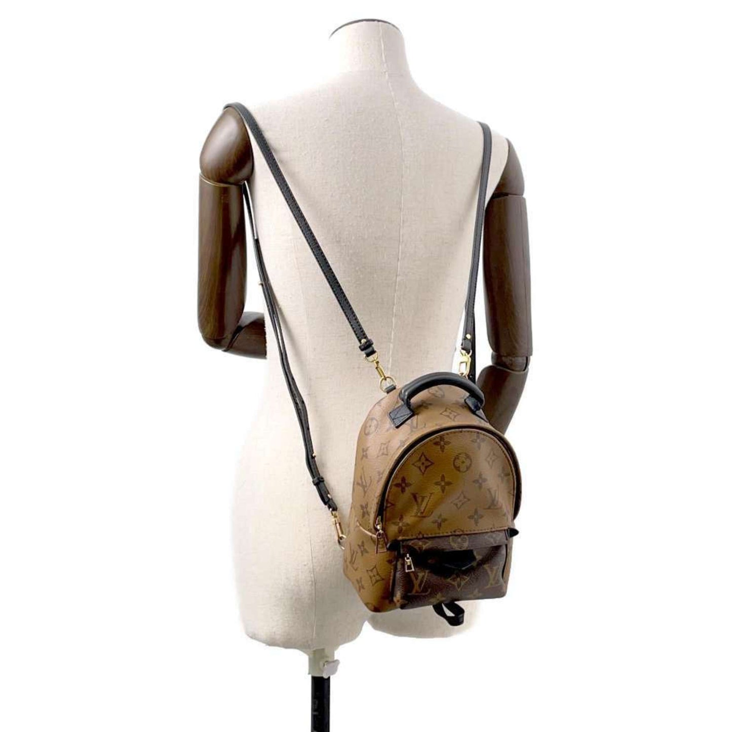 Louis Vuitton Noir Monogram Reverse Monogram Backpack