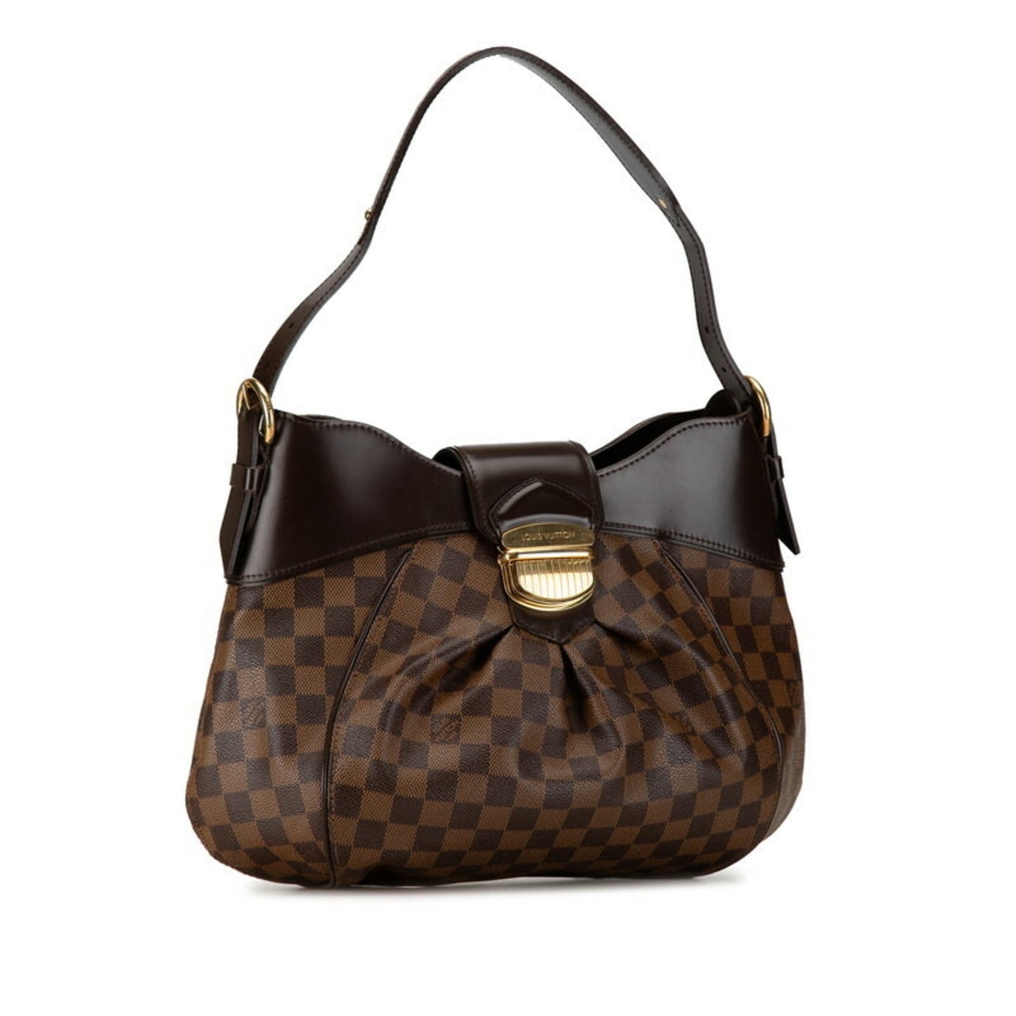Louis Vuitton Brown Pvc Leather Shoulder Bag