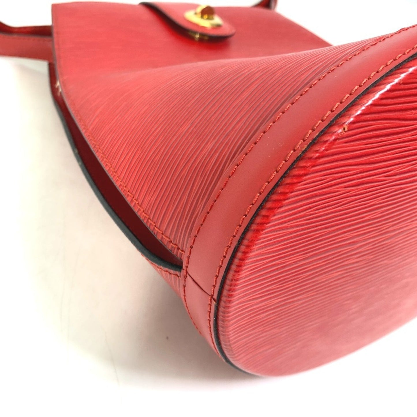 Louis Vuitton Castilian Red Red Color Epi Leather Shoulder Bag