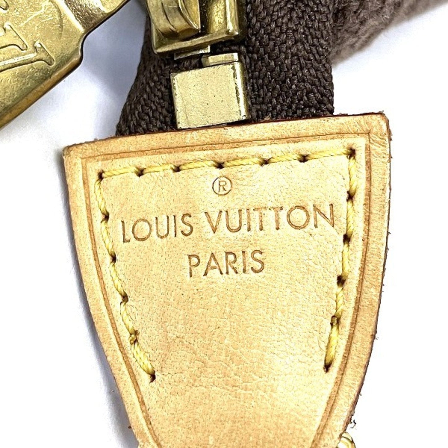 Louis Vuitton Brown Cotton Canvas Shoulder Bag Tote Bag
