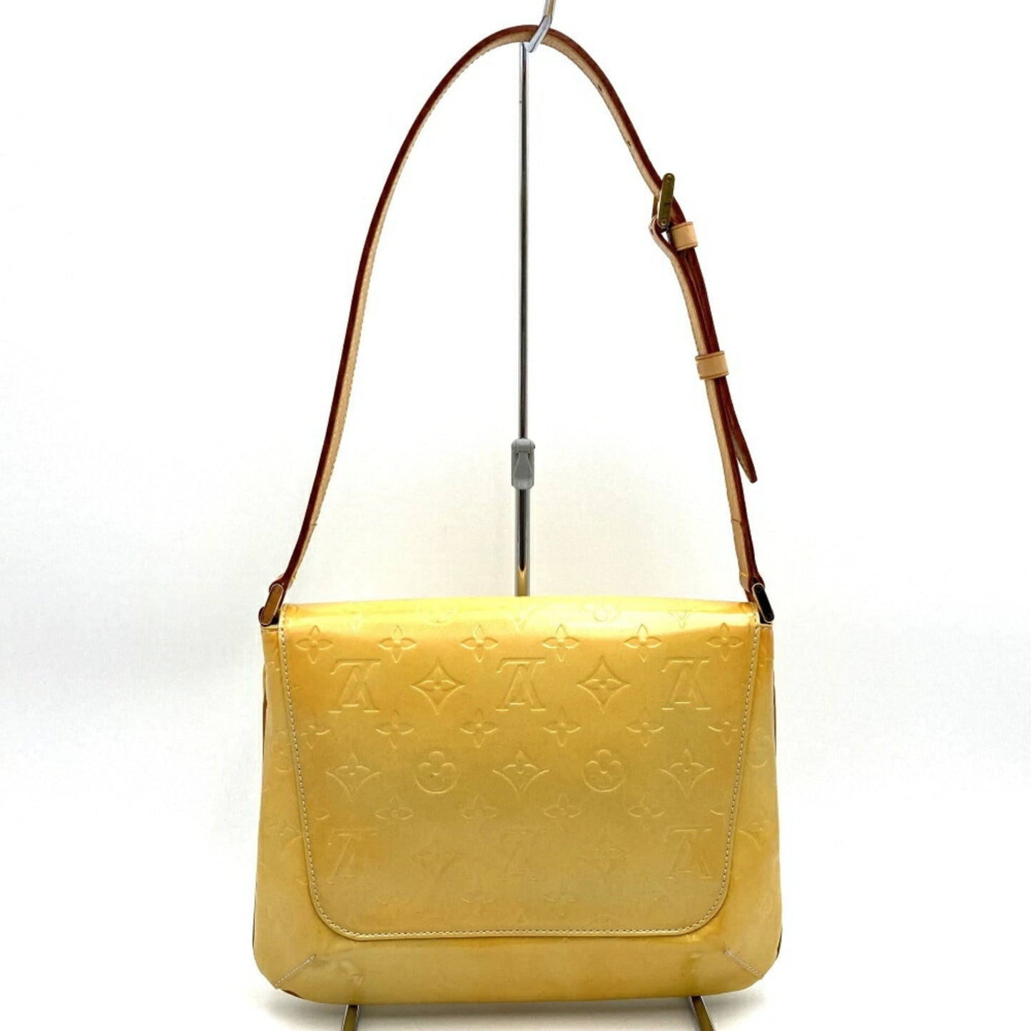 Louis Vuitton Yellow Vernis Shoulder Bag