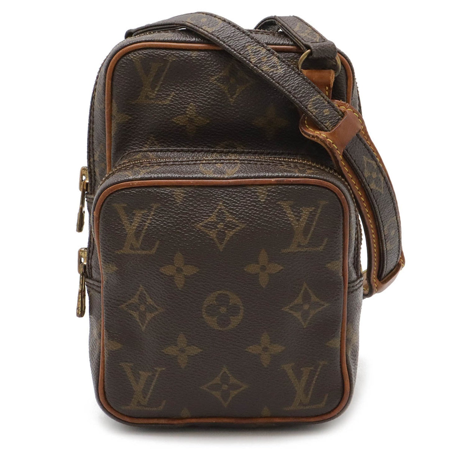 Louis Vuitton Brown Monogram Pochette Shoulder Bag