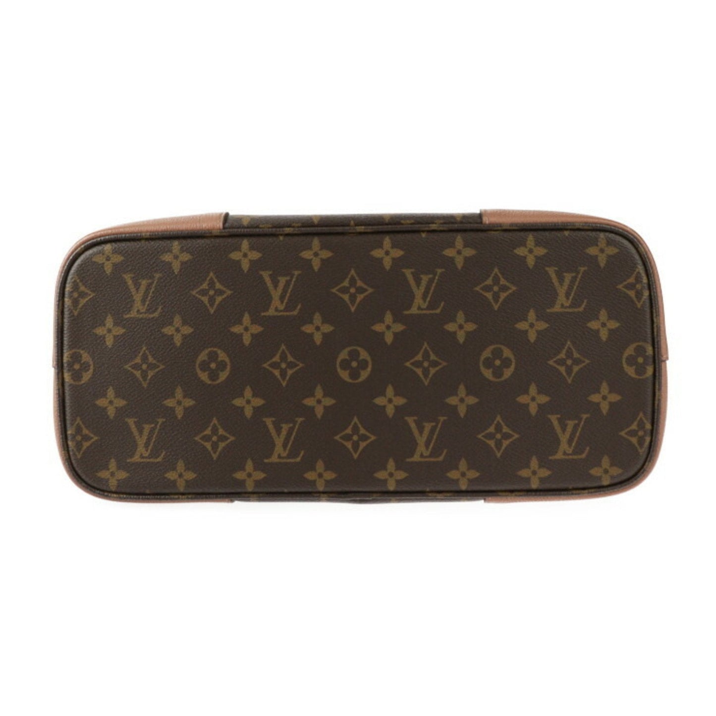 Louis Vuitton Brown Monogram Leather Handbag Shoulder Bag Tote Bag