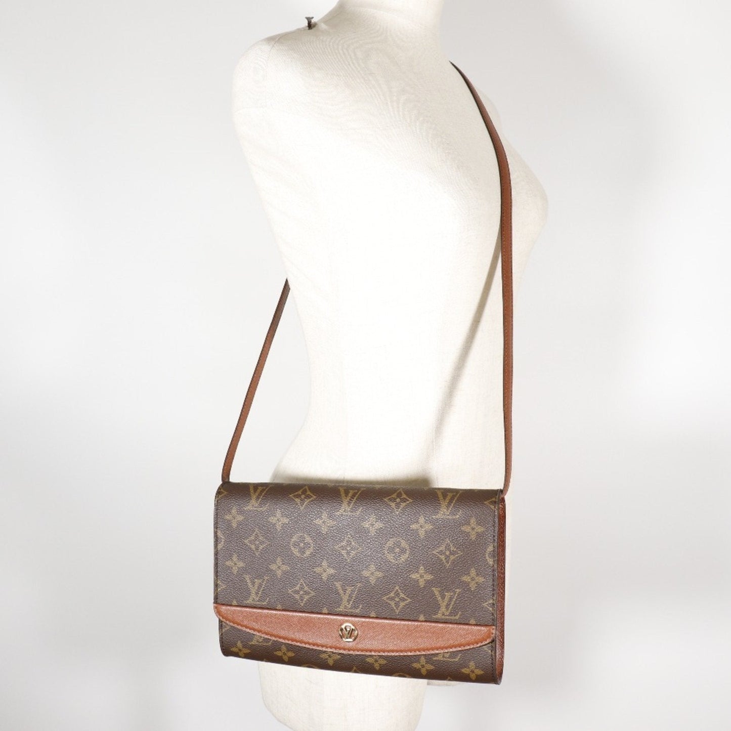 Louis Vuitton Brown Monogram Shoulder Bag