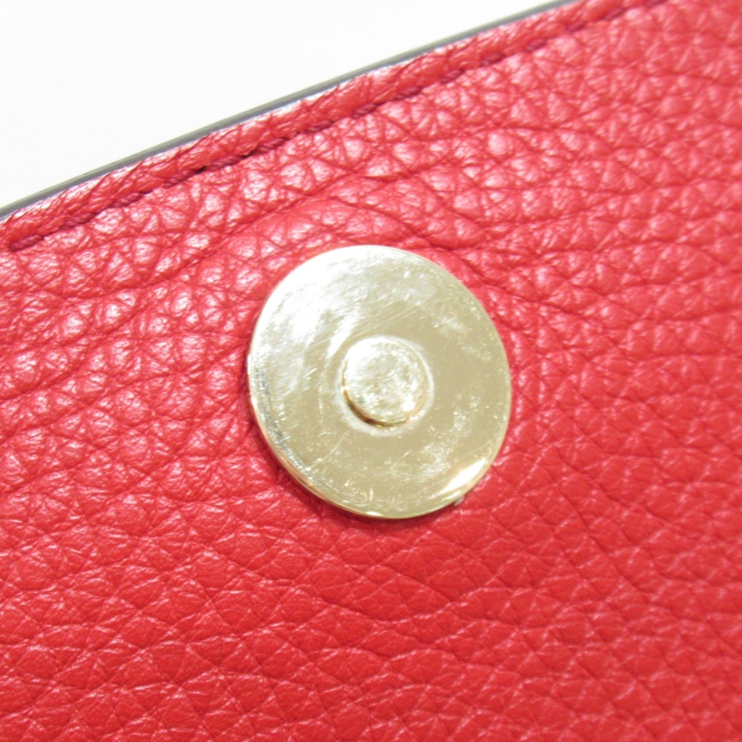 Gucci Soho Red Color Leather Shoulder Bag