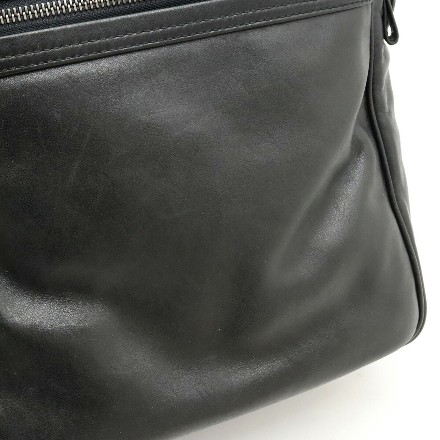 Louis Vuitton Noir Leather Shoulder Bag