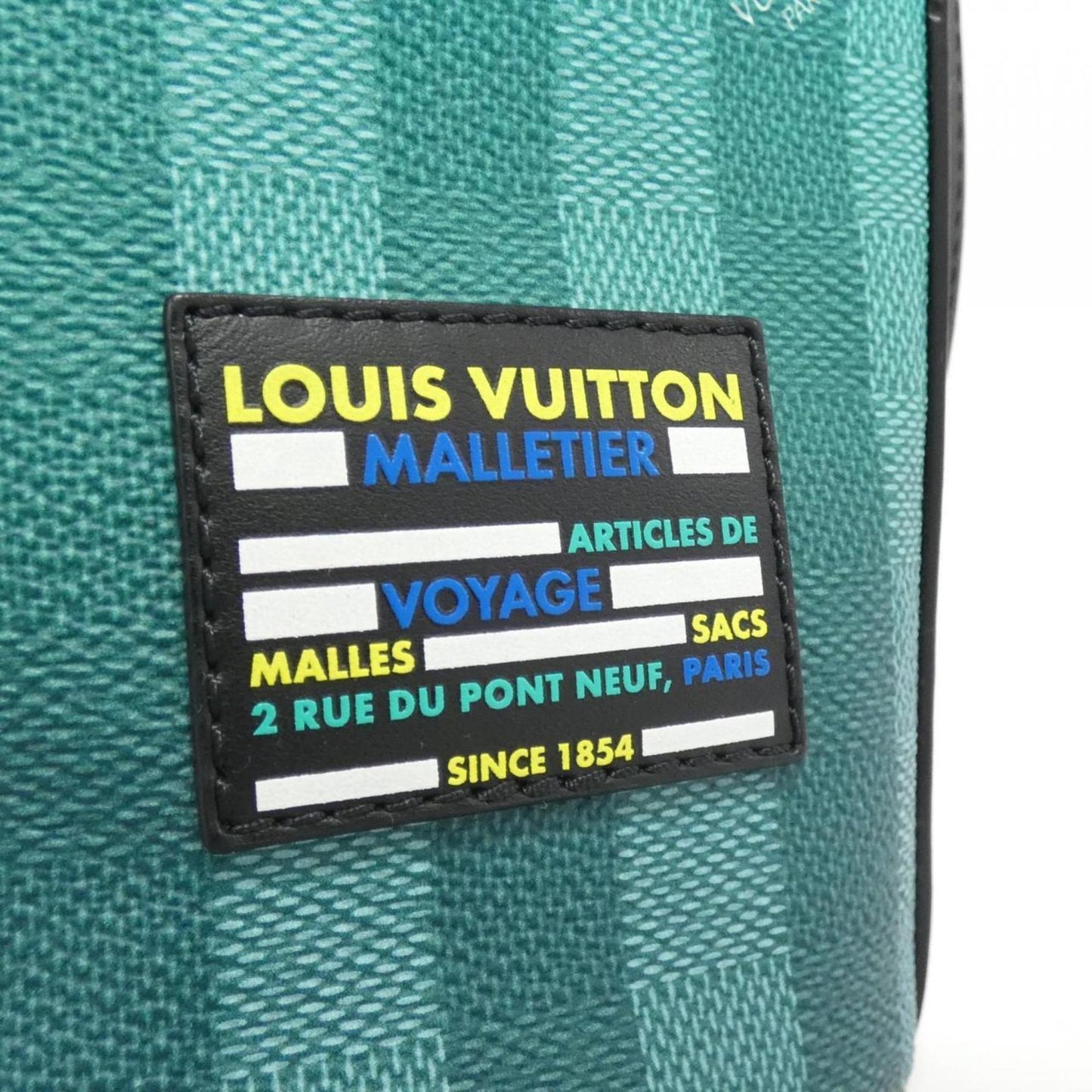 Louis Vuitton Vert Coated Canvas Shoulder Bag