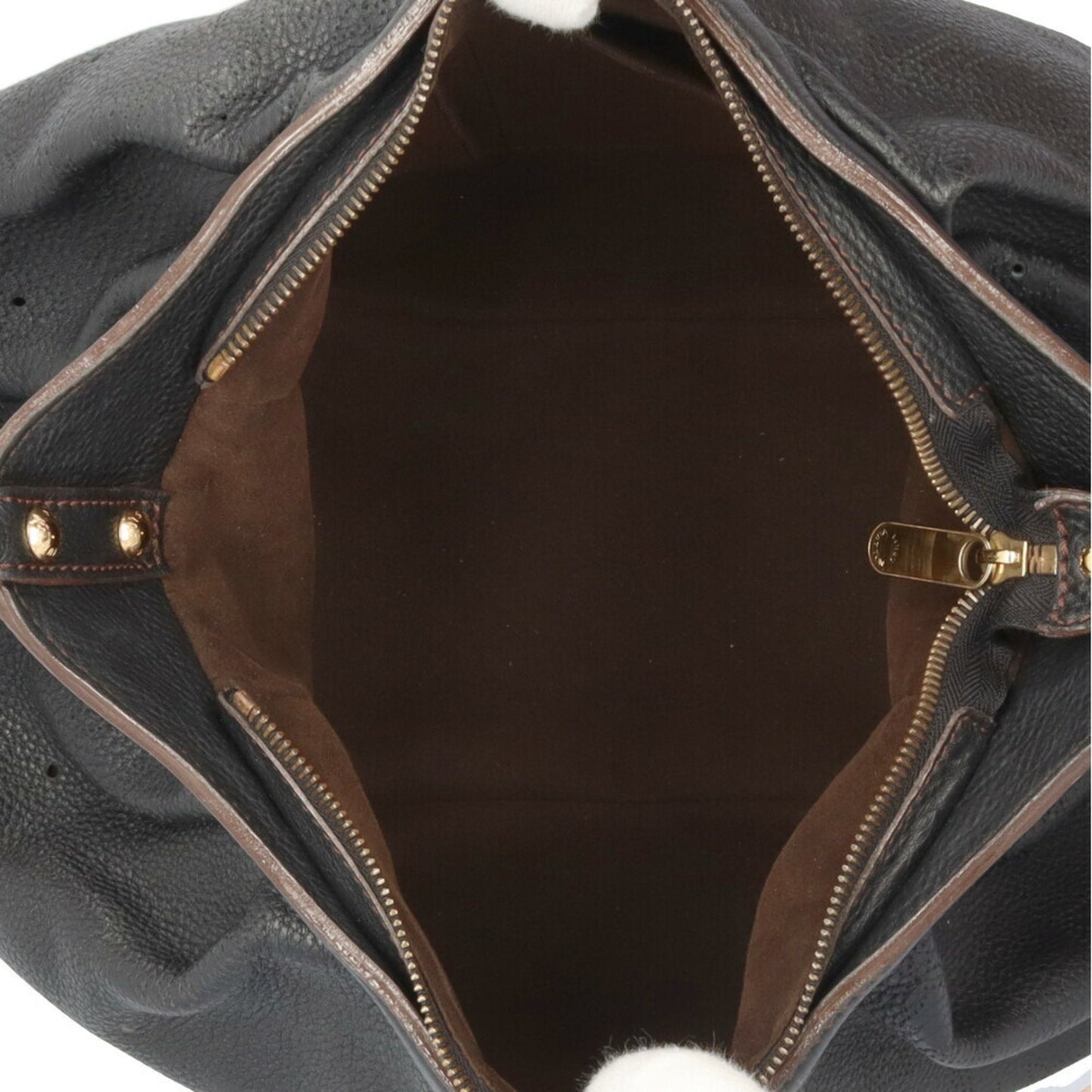 Louis Vuitton Mahina Black Noir Mahina Leather Shoulder Bag
