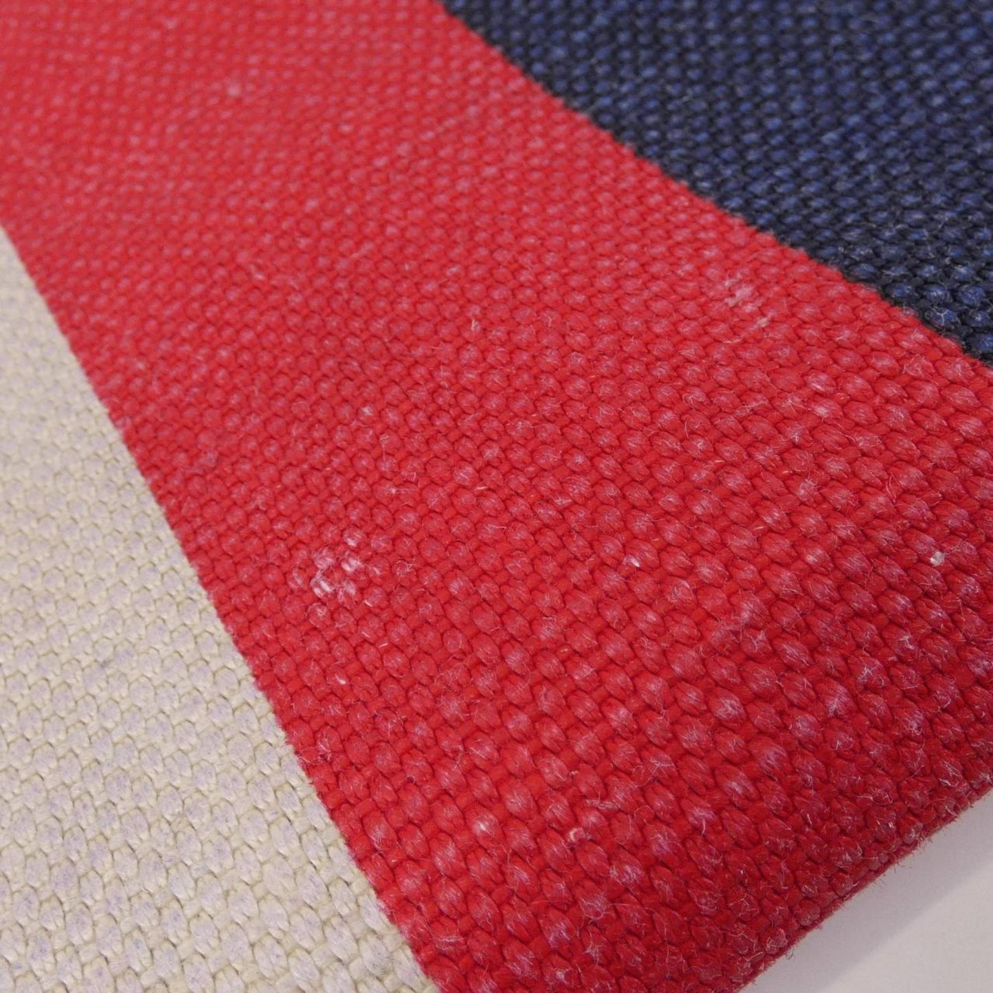 Gucci Blue Red Color White Canvas Leather Backpack