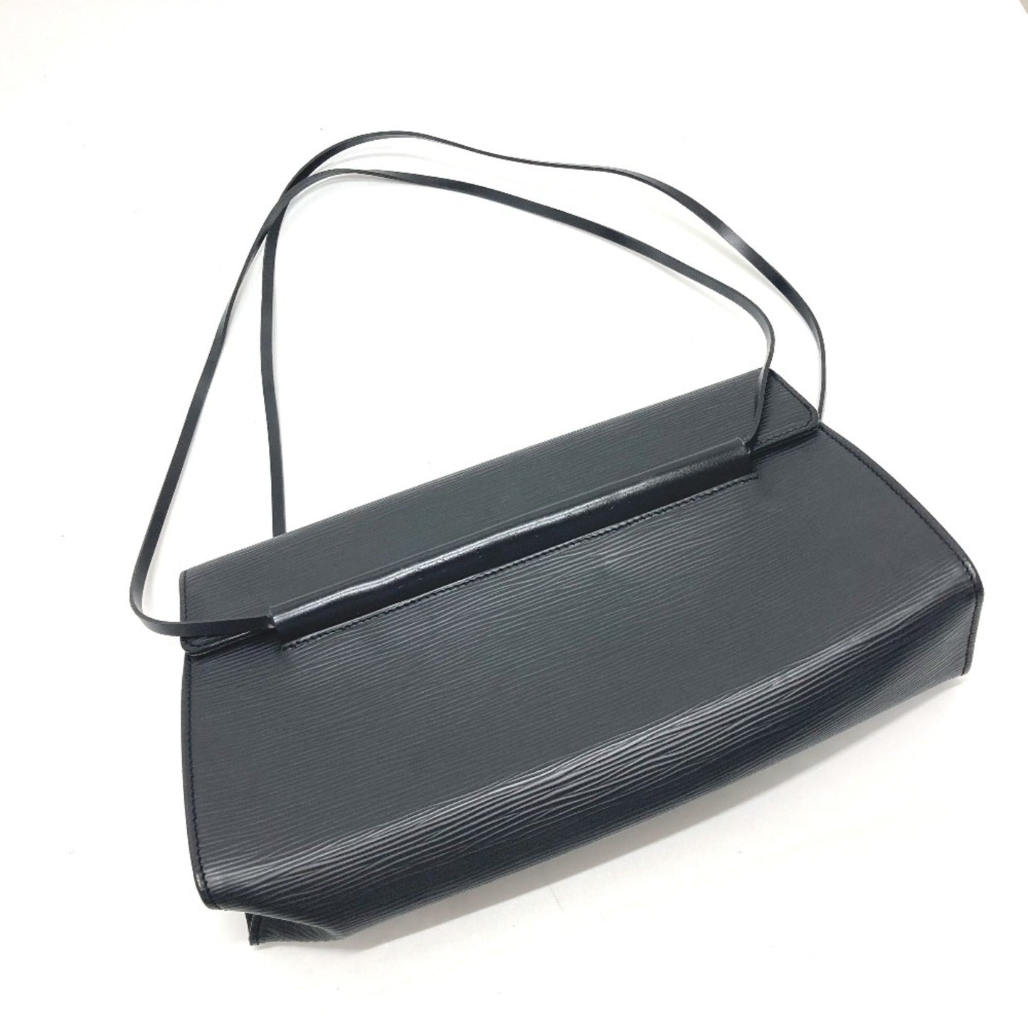 Louis Vuitton Black Leather Shoulder Bag