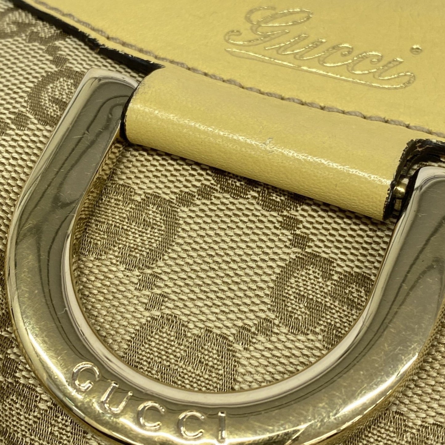 Gucci Brown Canvas Shoulder Bag