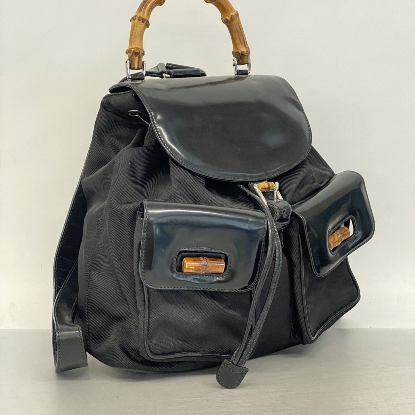 Gucci Black Nylon Backpack