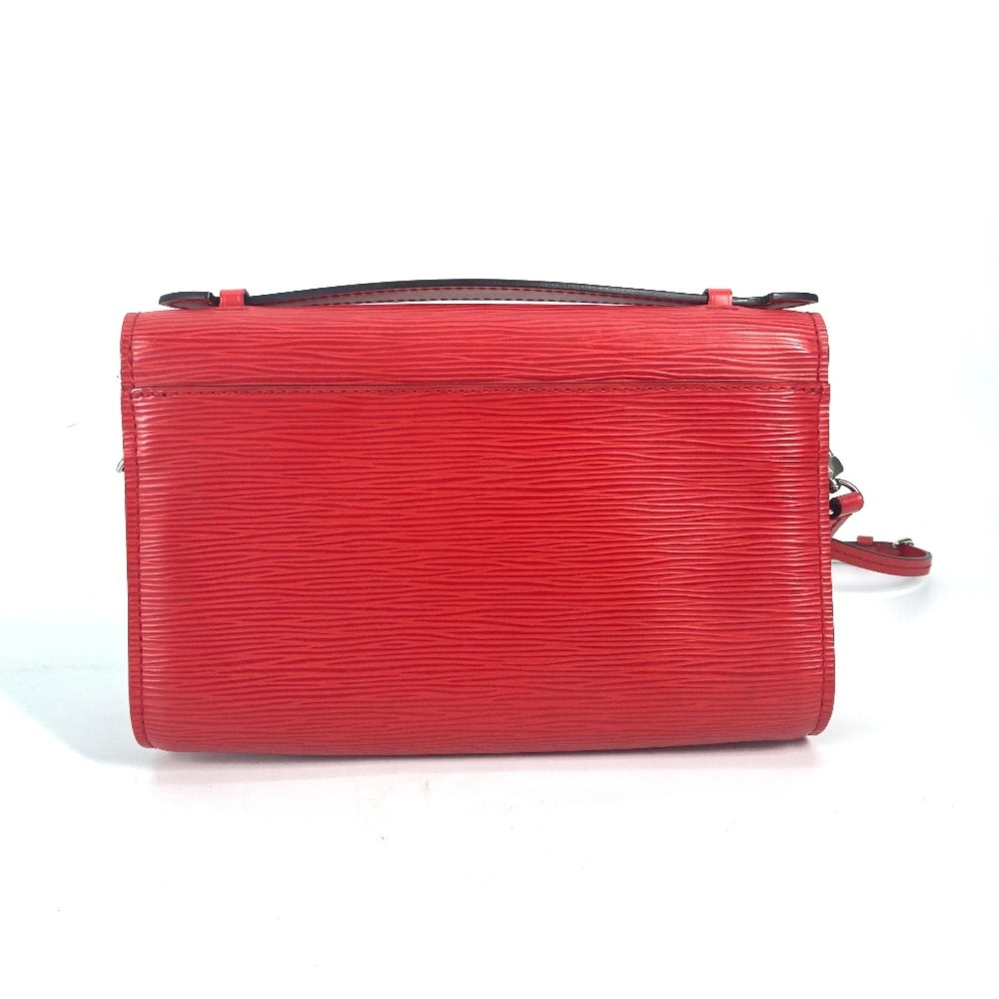 Louis Vuitton Red Leather Shoulder Bag