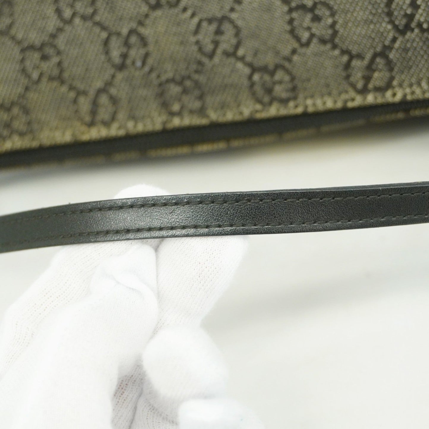 Gucci Black Canvas Handbag