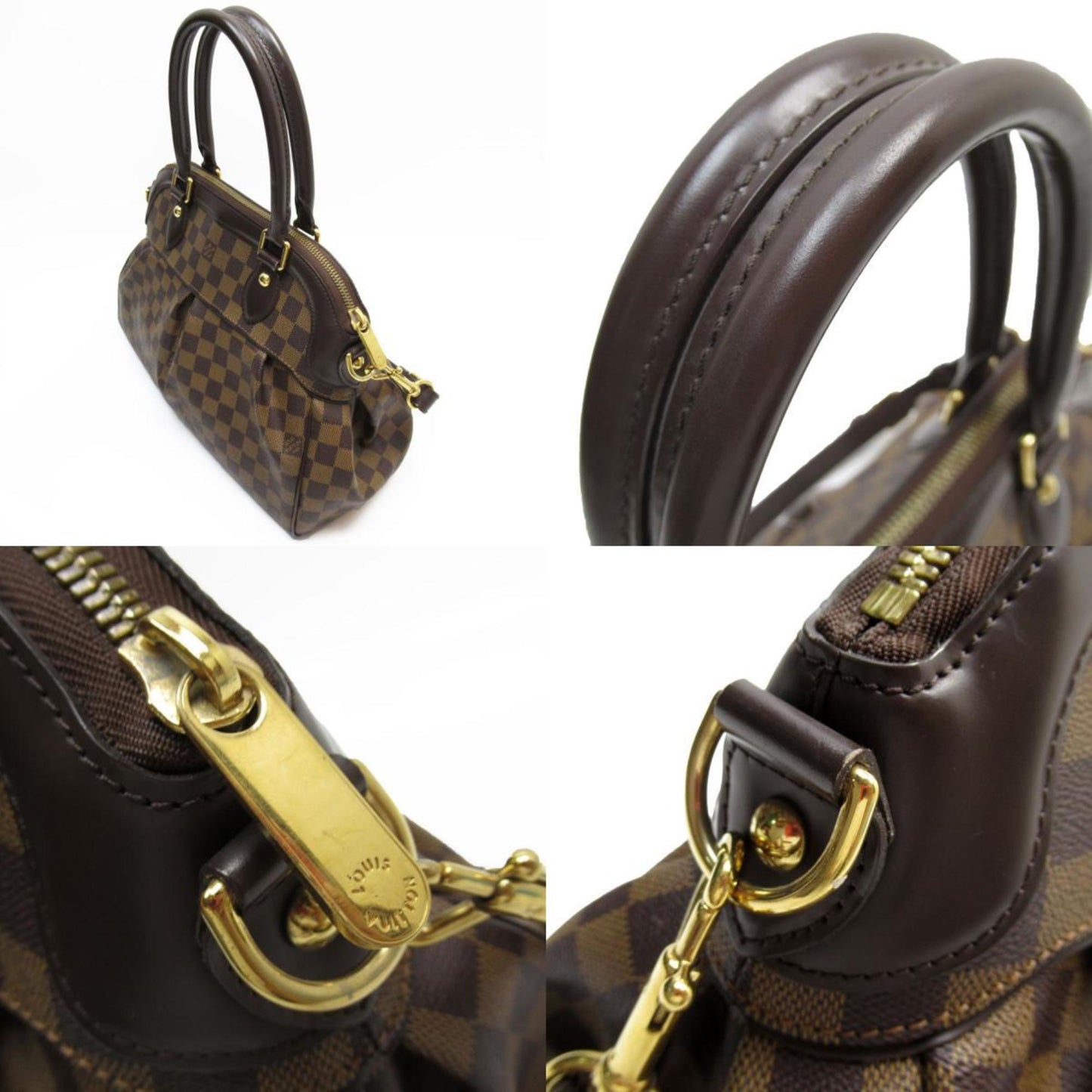 Louis Vuitton Ebene Damier Canvas Handbag Shoulder Bag