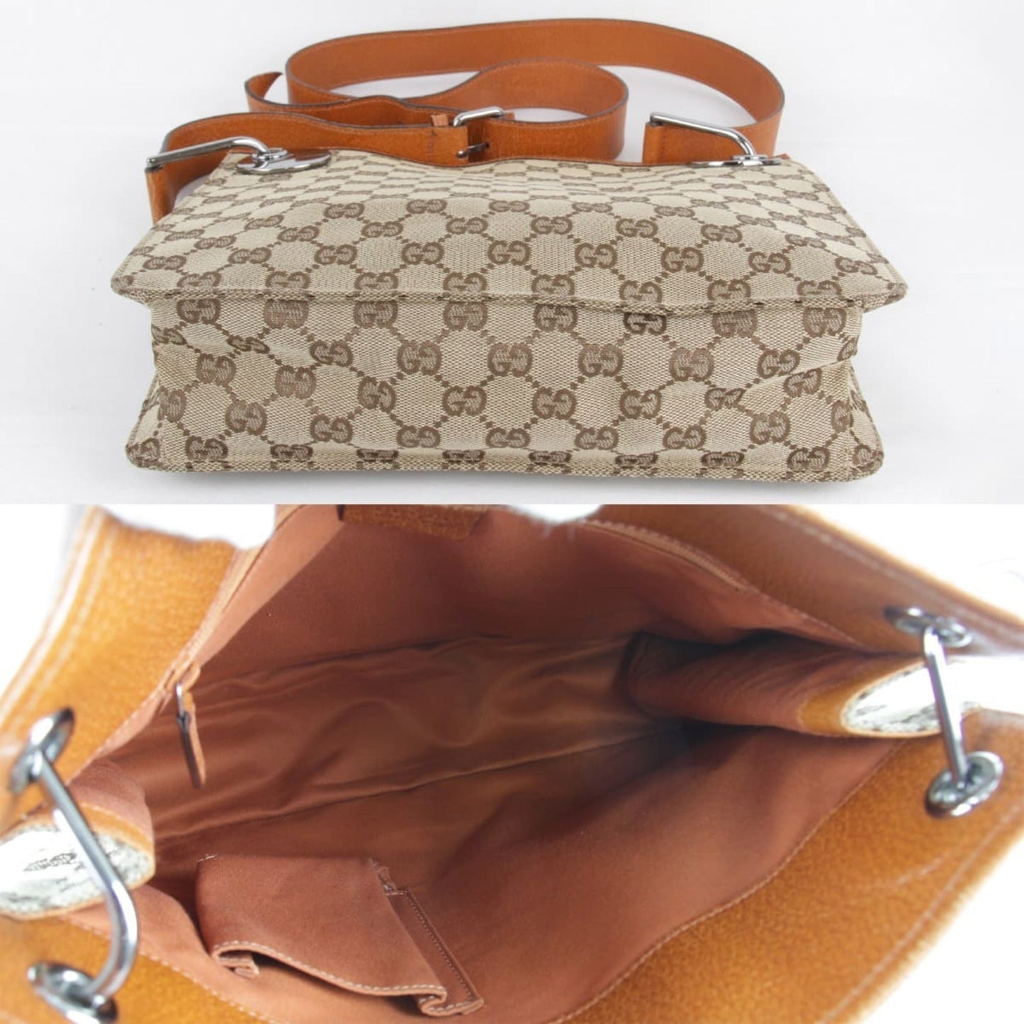 Gucci Gg Canvas Beige Gg Canvas Shoulder Bag