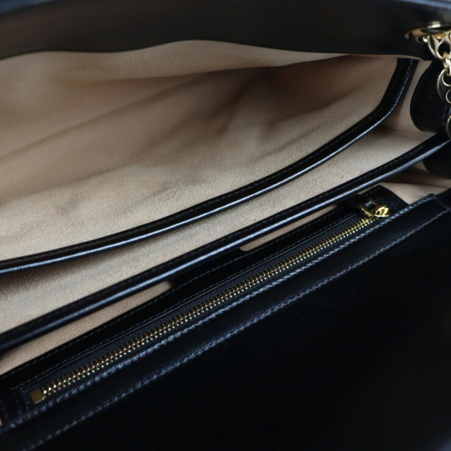 Gucci Black Leather Shoulder Bag