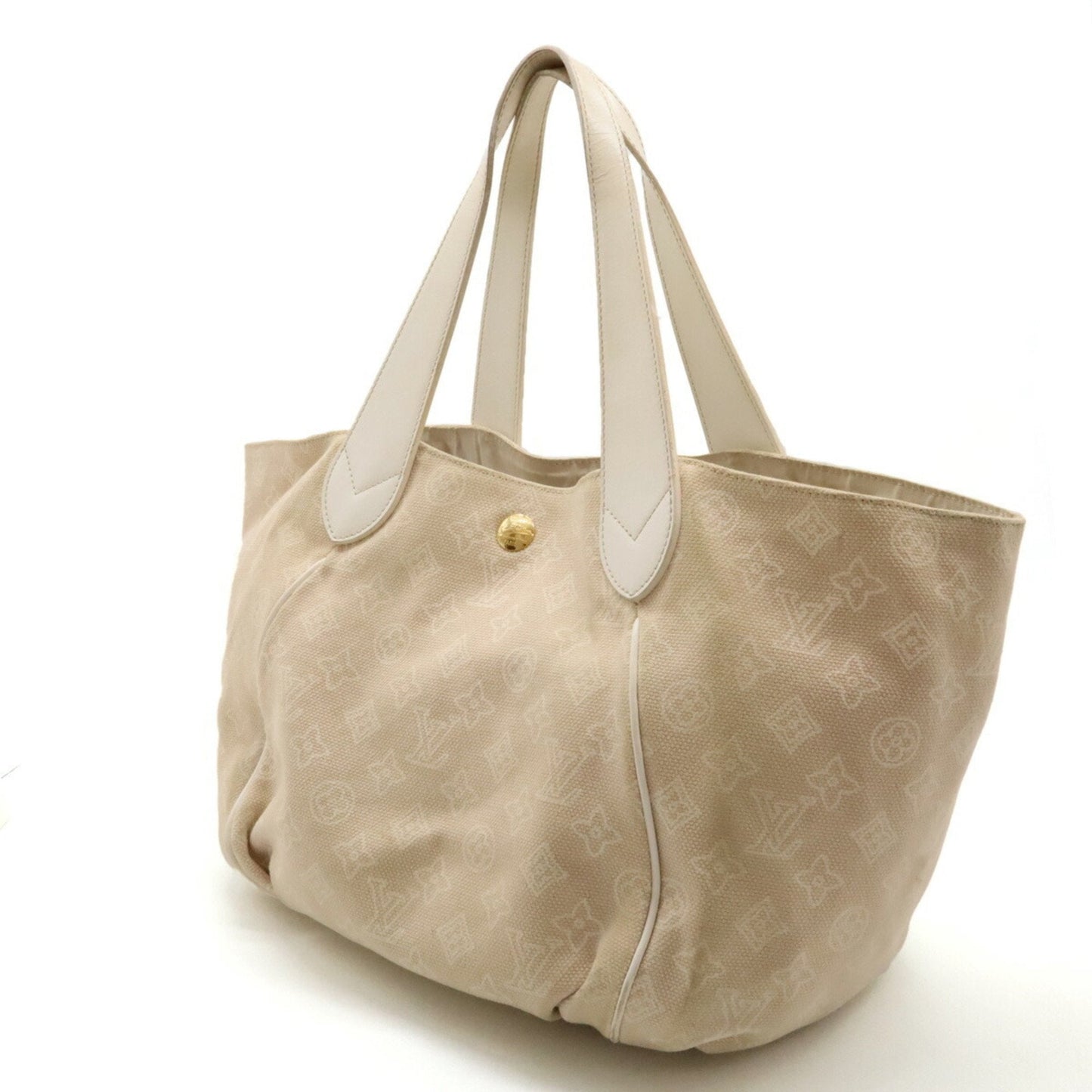Louis Vuitton Sable Canvas Leather Pouch Shoulder Bag Tote Bag