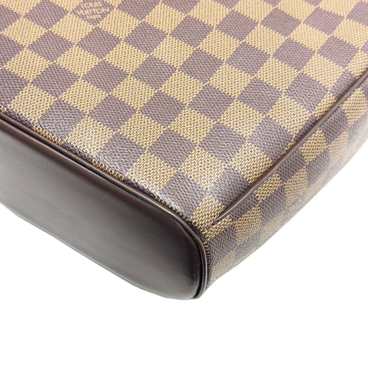 Louis Vuitton Brown Pvc Leather Shoulder Bag