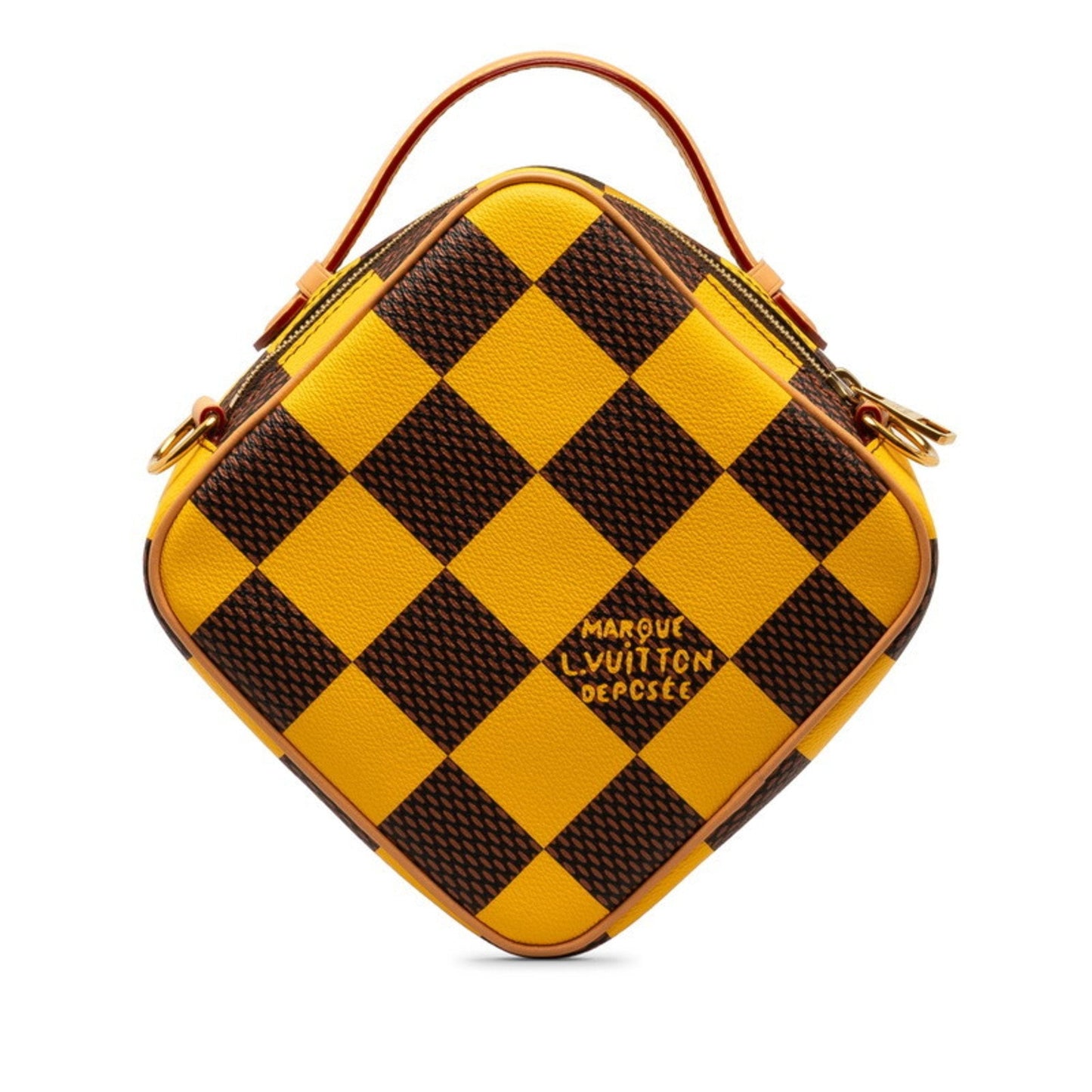 Louis Vuitton Yellow Pvc Leather Shoulder Bag