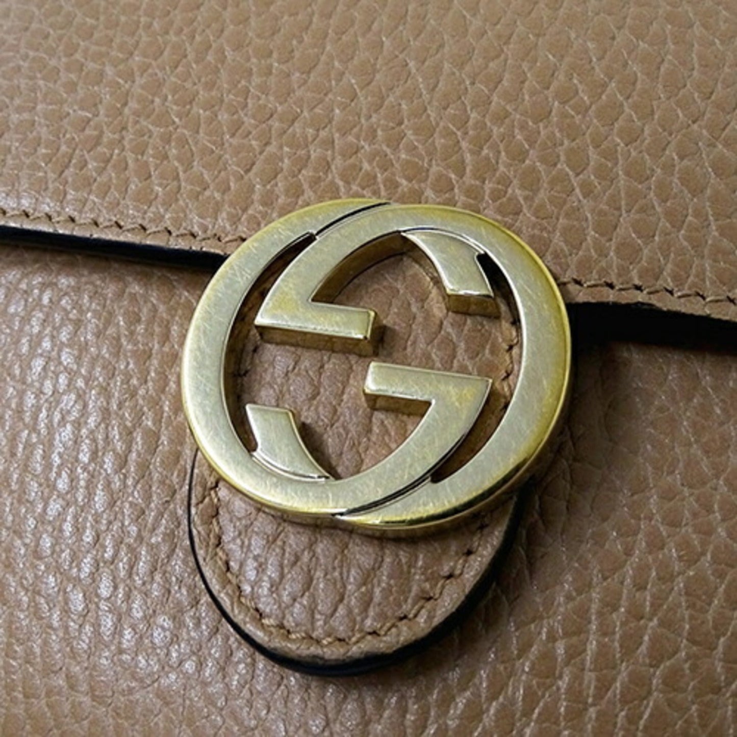Gucci Beige Leather Wallet (Bi-Fold)