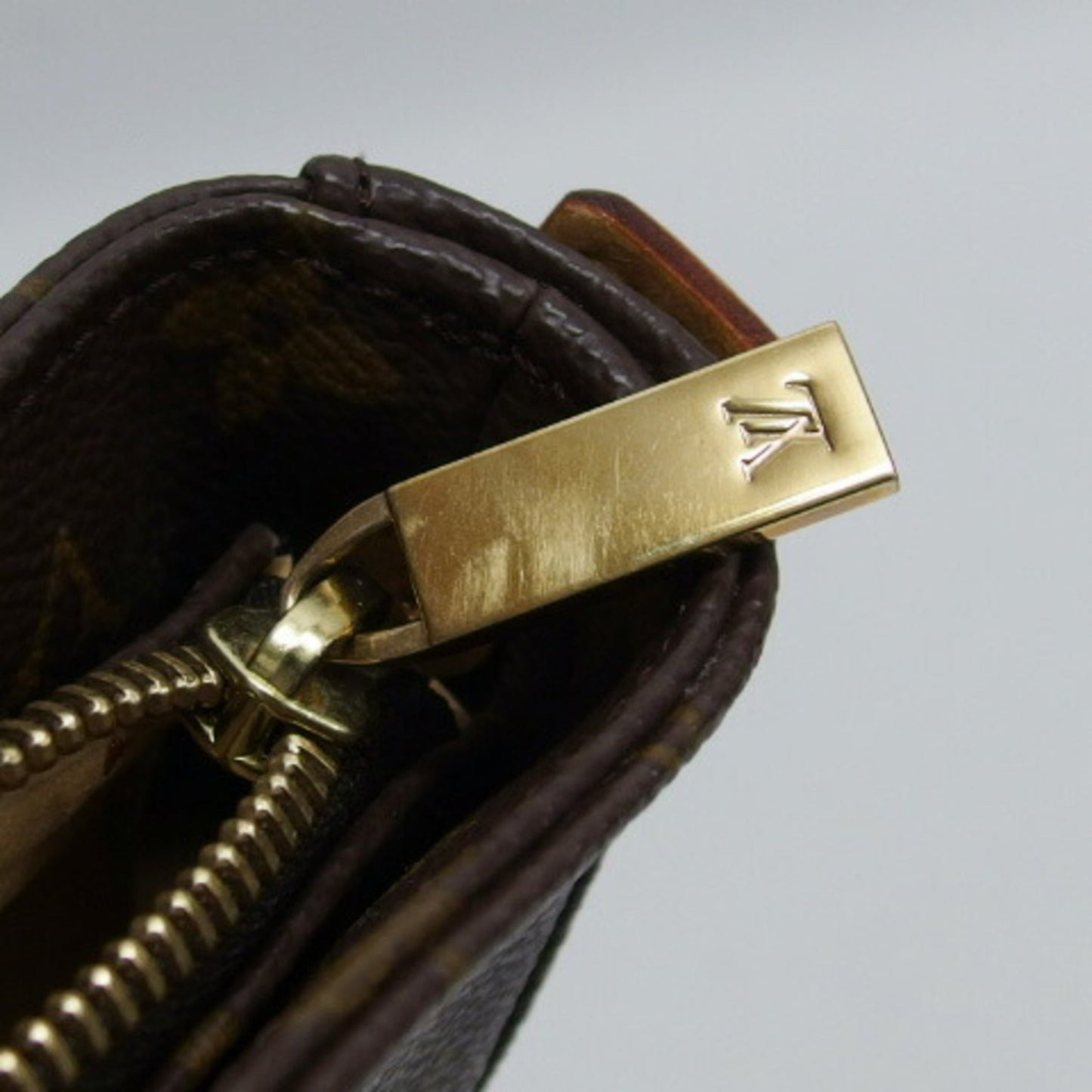 Louis Vuitton Brown Monogram Canvas Shoulder Bag