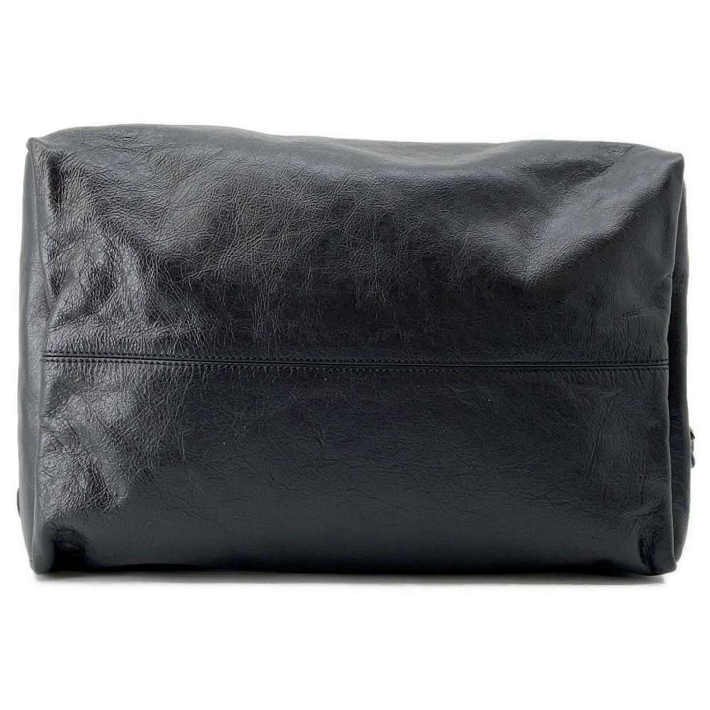 Gucci Black Leather Boston Bag Handbag Shoulder Bag