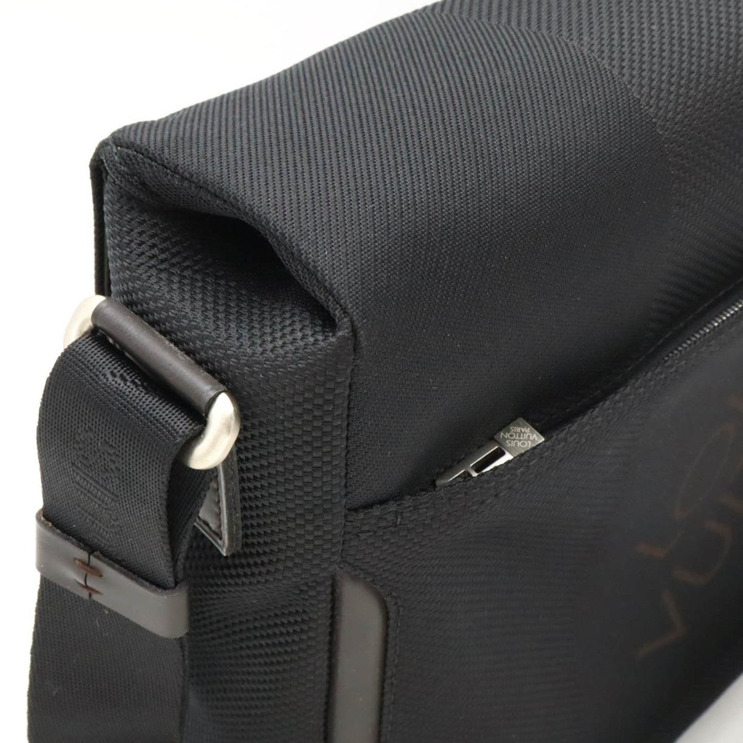 Louis Vuitton Black Noir Damier Geant Shoulder Bag