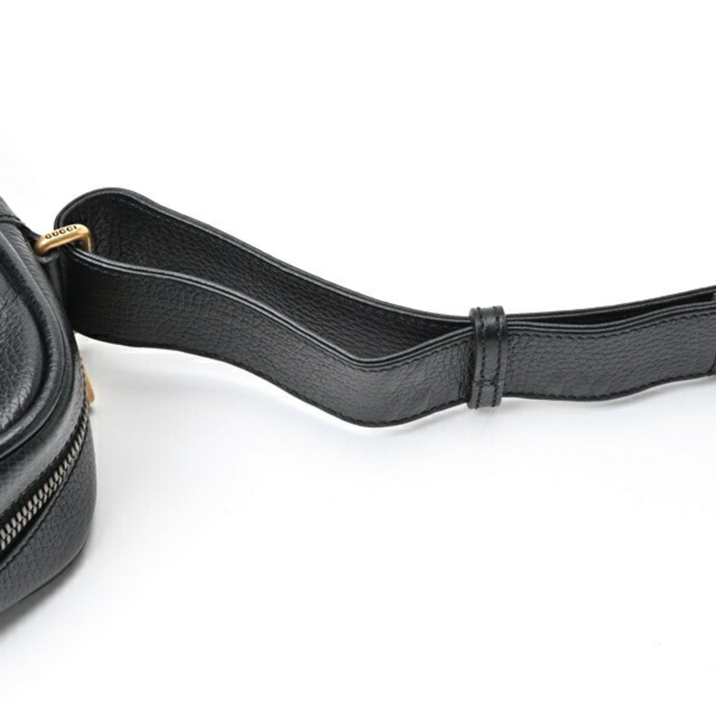 Gucci Black Leather Shoulder Bag